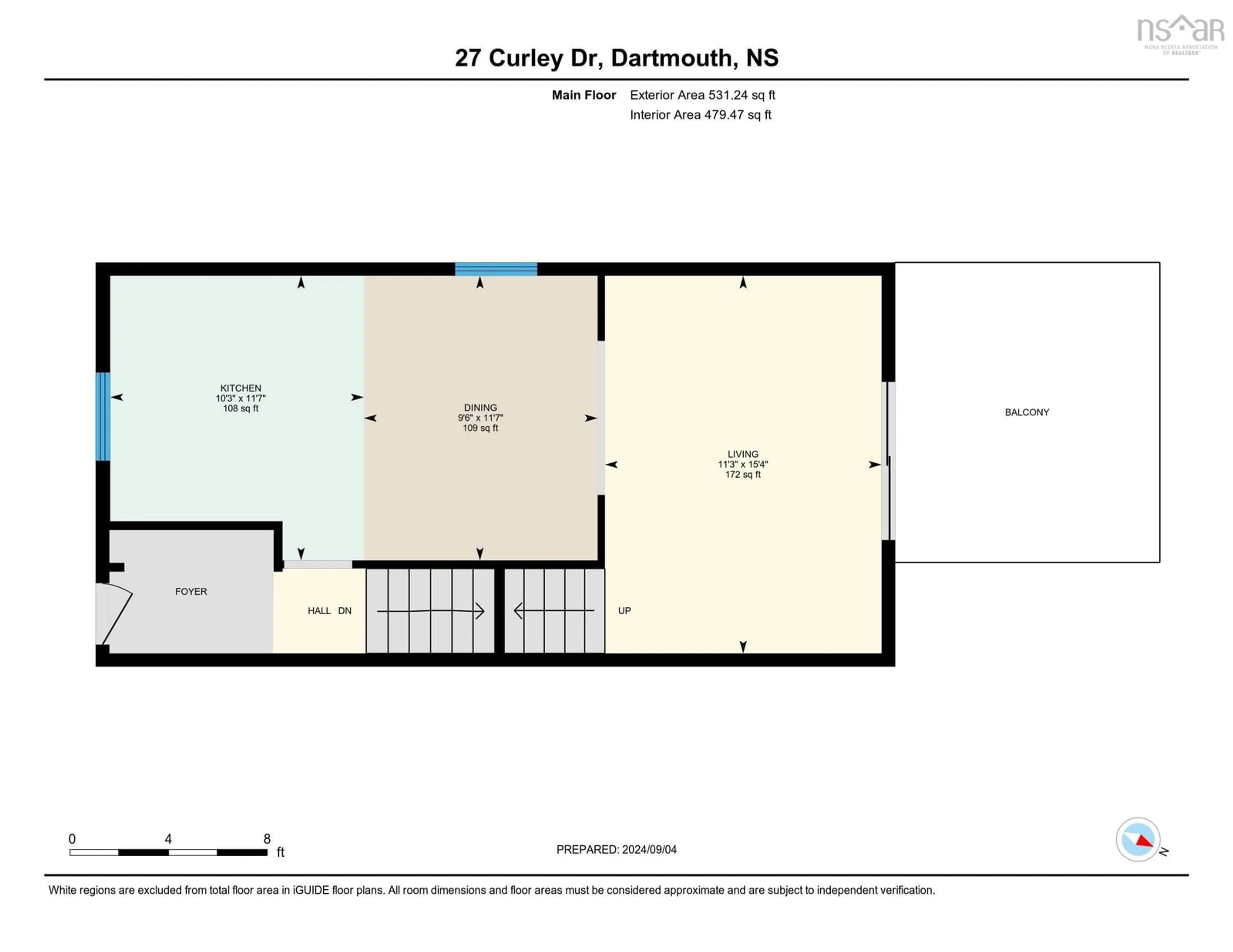 Floor plan for 27 Curley Dr, Dartmouth Nova Scotia B2Y 4B5