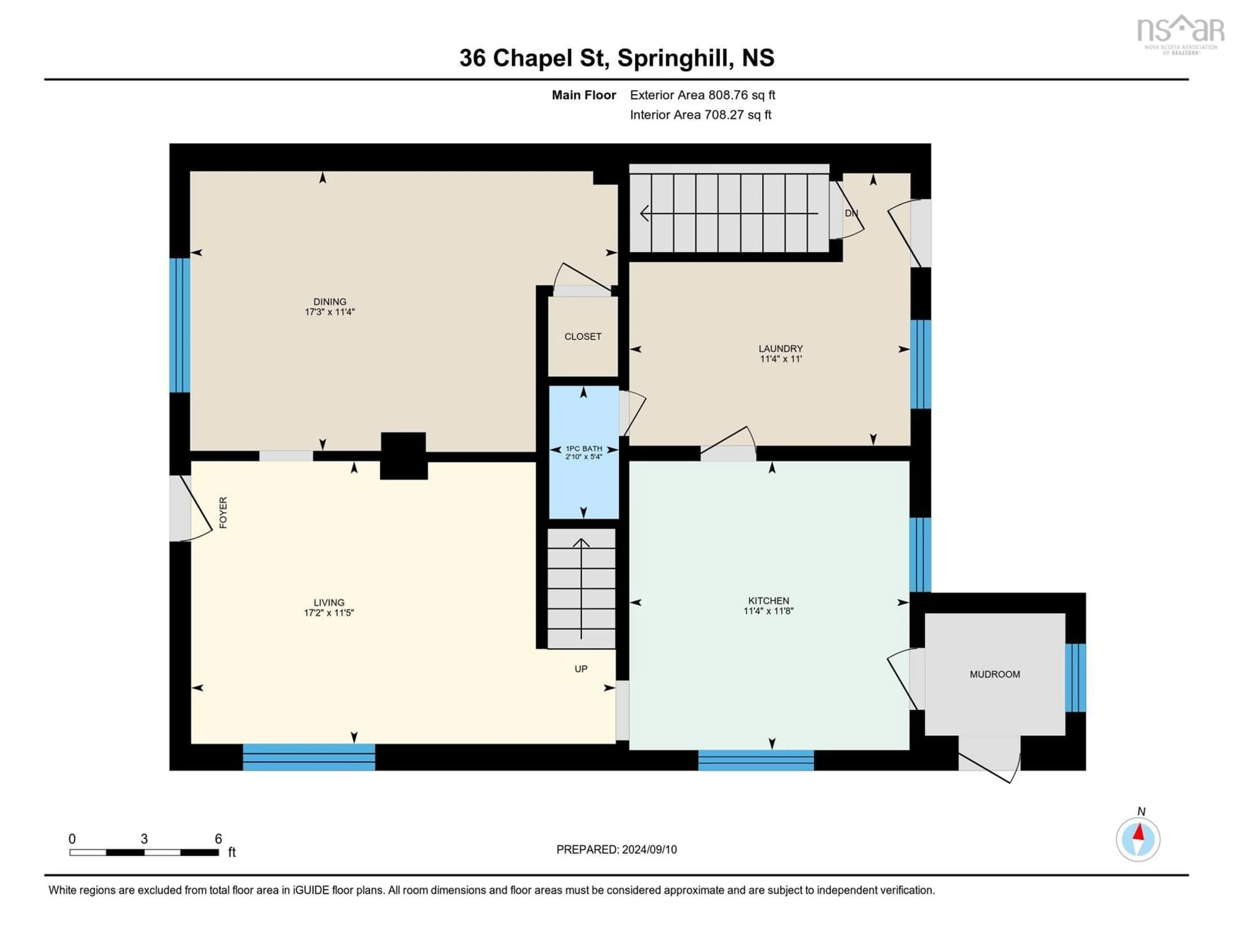 Floor plan for 36 Chapel St, Springhill Nova Scotia B0M 1X0