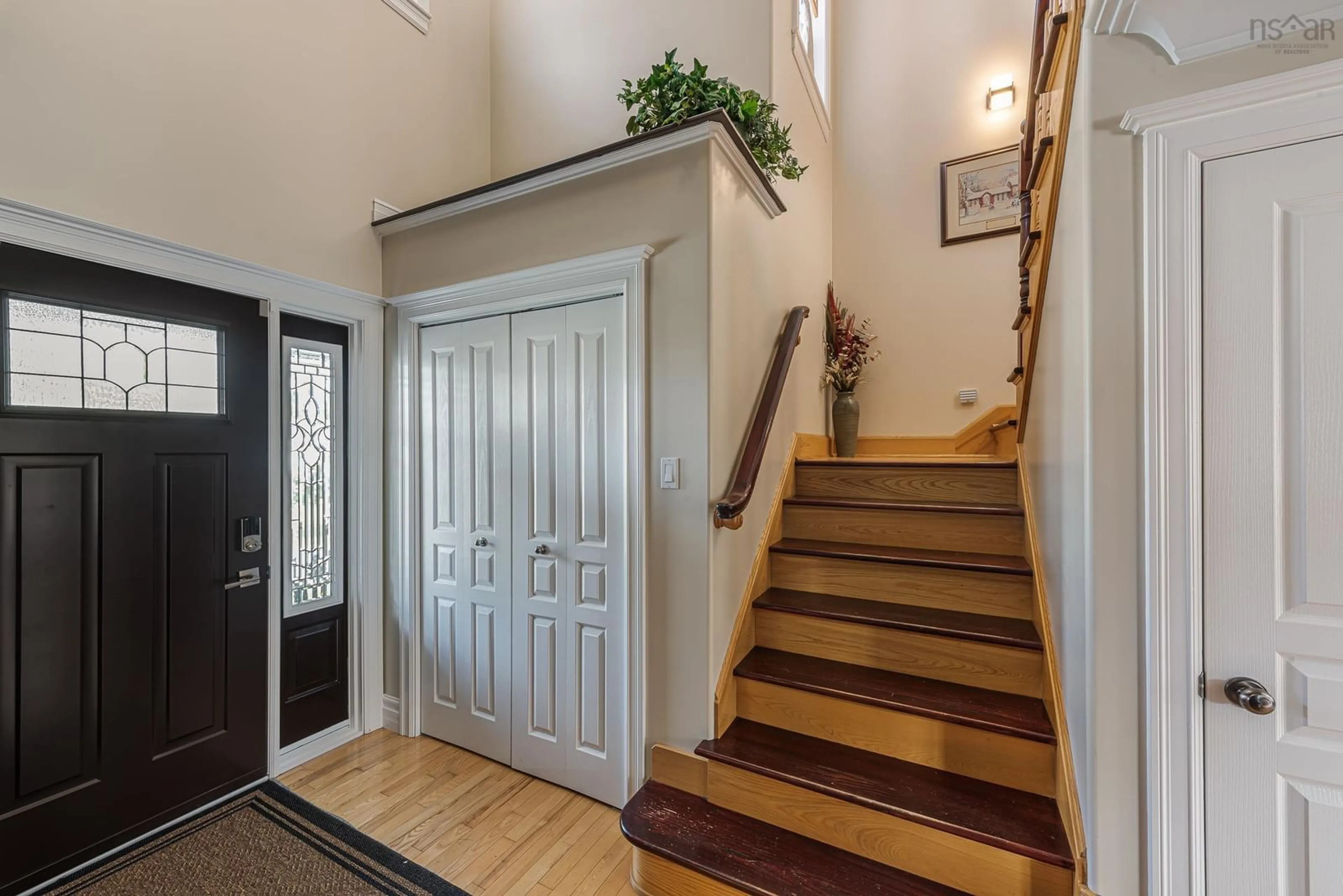 Indoor foyer, wood floors for 4 Argus Dr, Dartmouth Nova Scotia B3A 4Y9