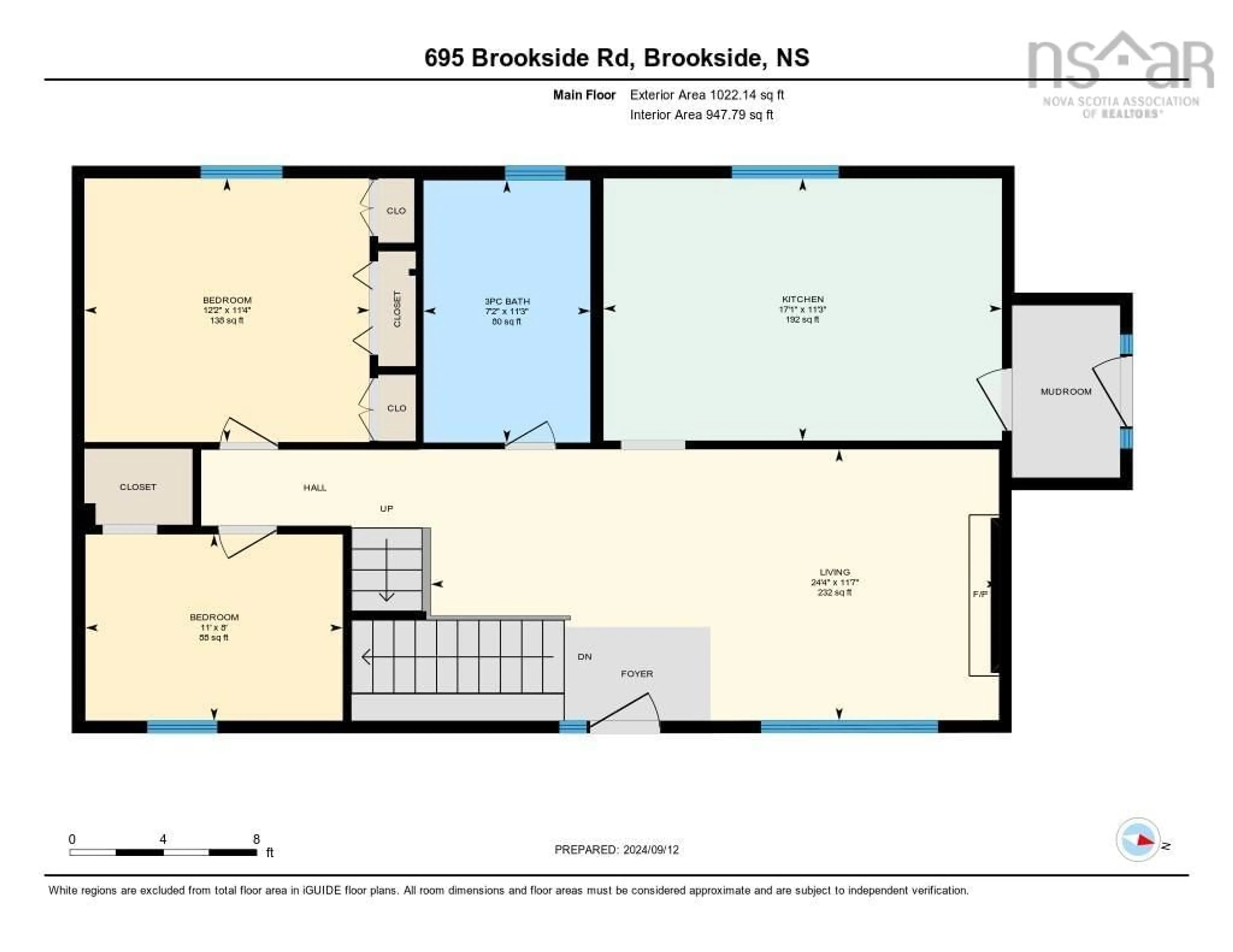 Floor plan for 695 Brookside Rd, Brookside Nova Scotia B3T 1T8