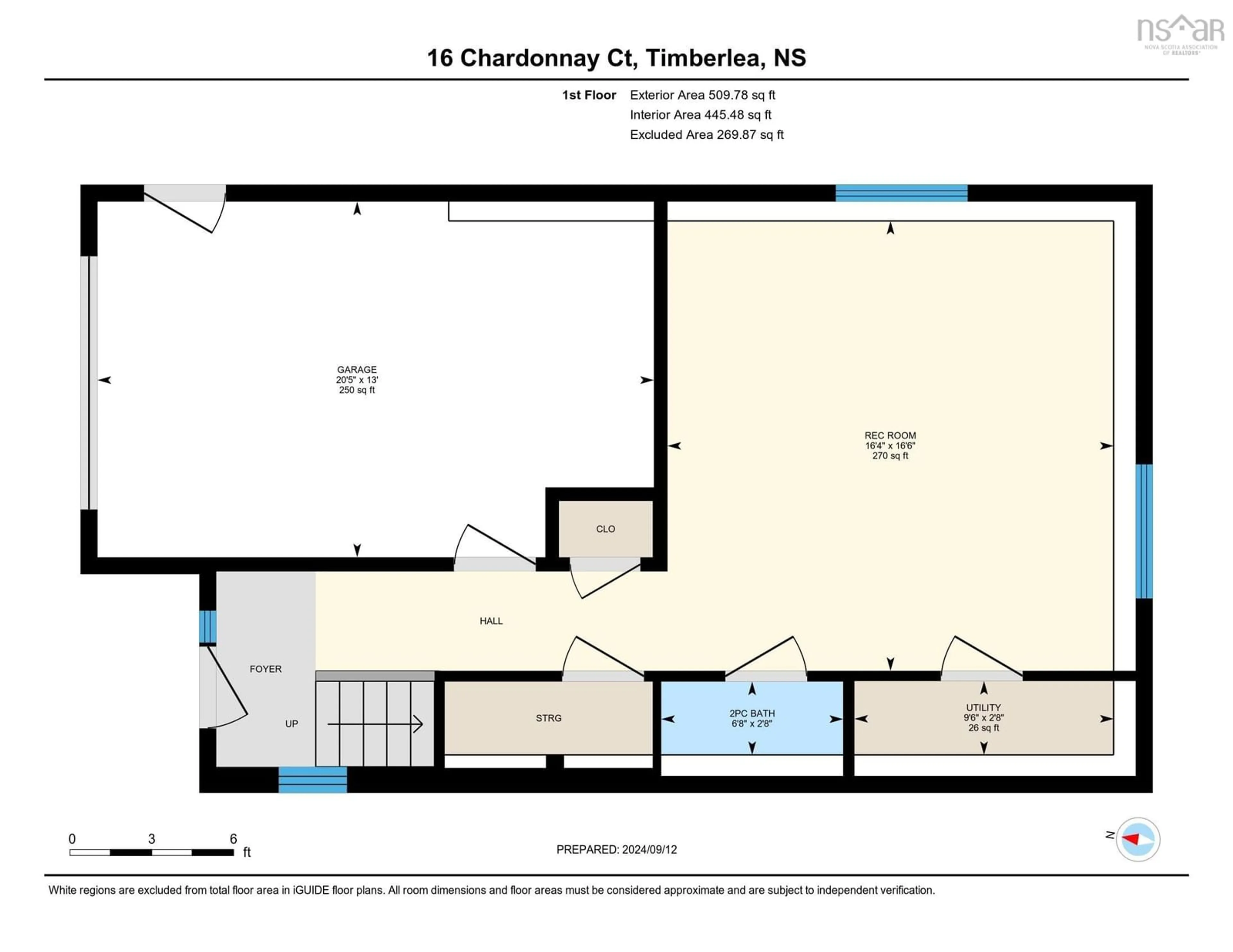 Floor plan for 16 Chardonnay Crt, Timberlea Nova Scotia B3T 0J4