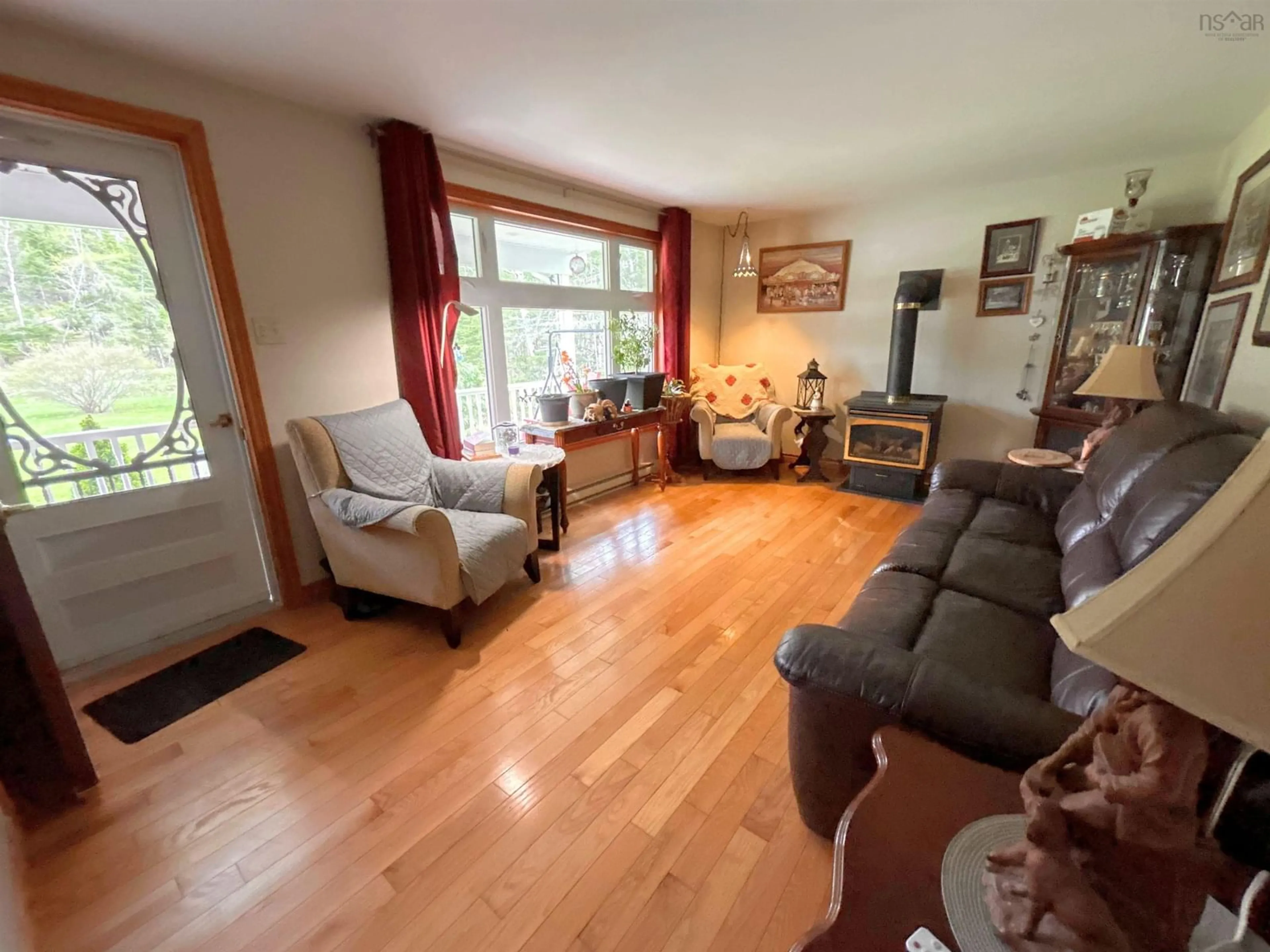 Living room, wood floors for 63 211 Hwy, Sherbrooke Nova Scotia B0J 3C0