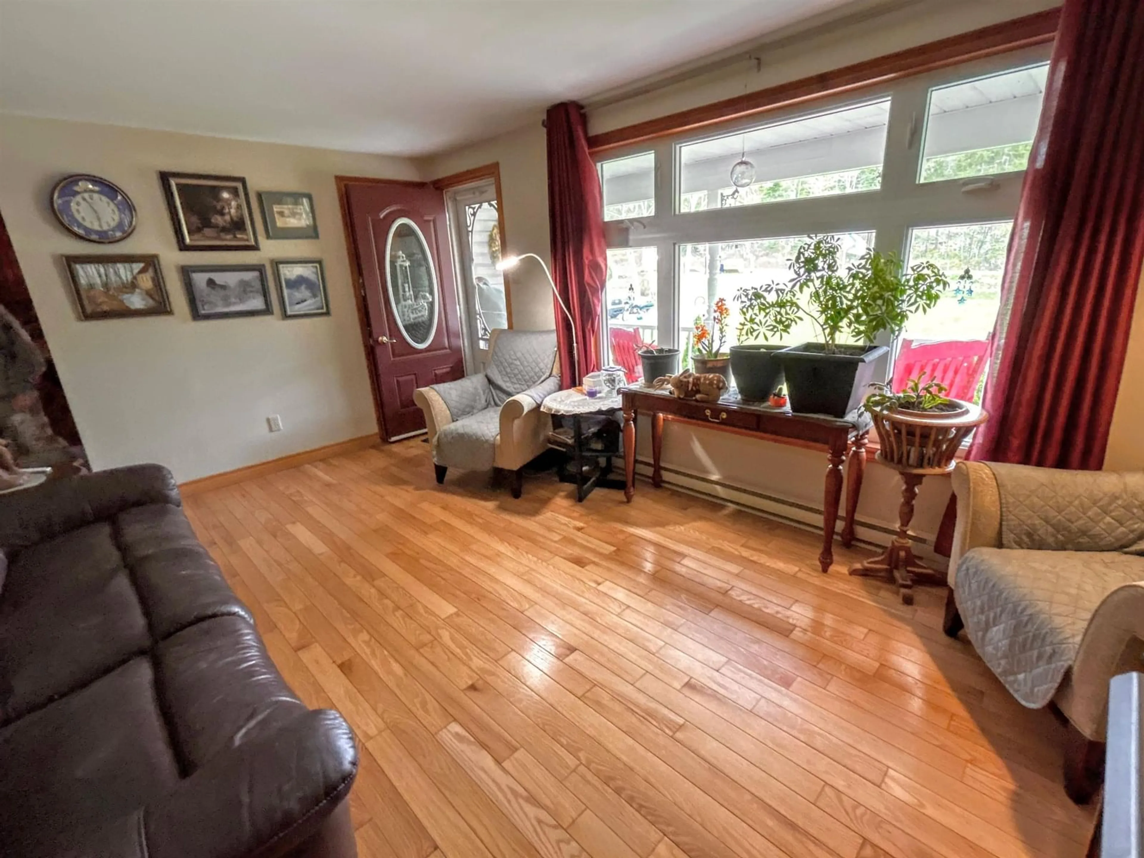 Living room, wood floors for 63 211 Hwy, Sherbrooke Nova Scotia B0J 3C0