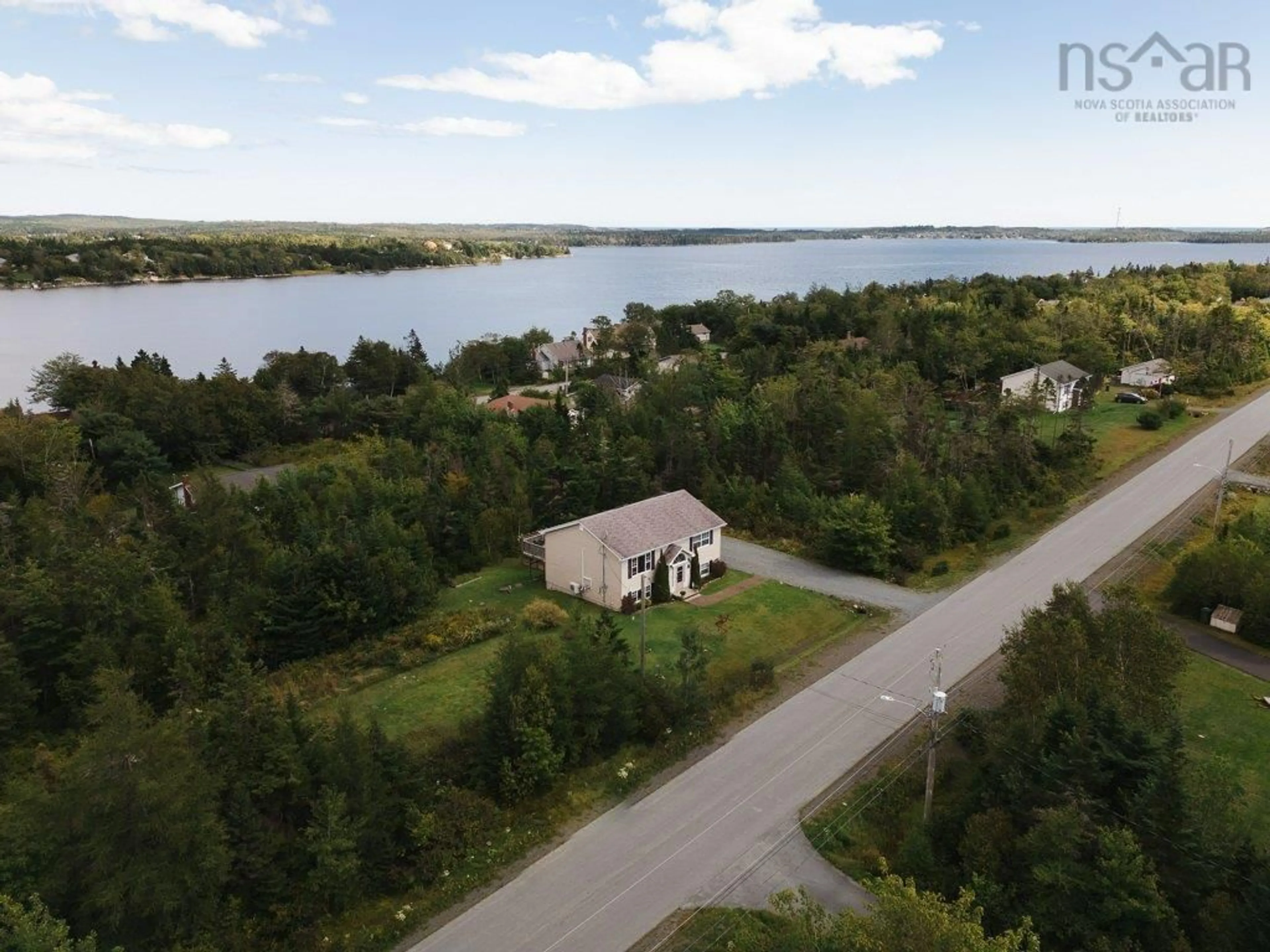 A pic from outside/outdoor area/front of a property/back of a property/a pic from drone, water/lake/river/ocean view for 139 David Allen Dr, East Lawrencetown Nova Scotia B2Z 1V1