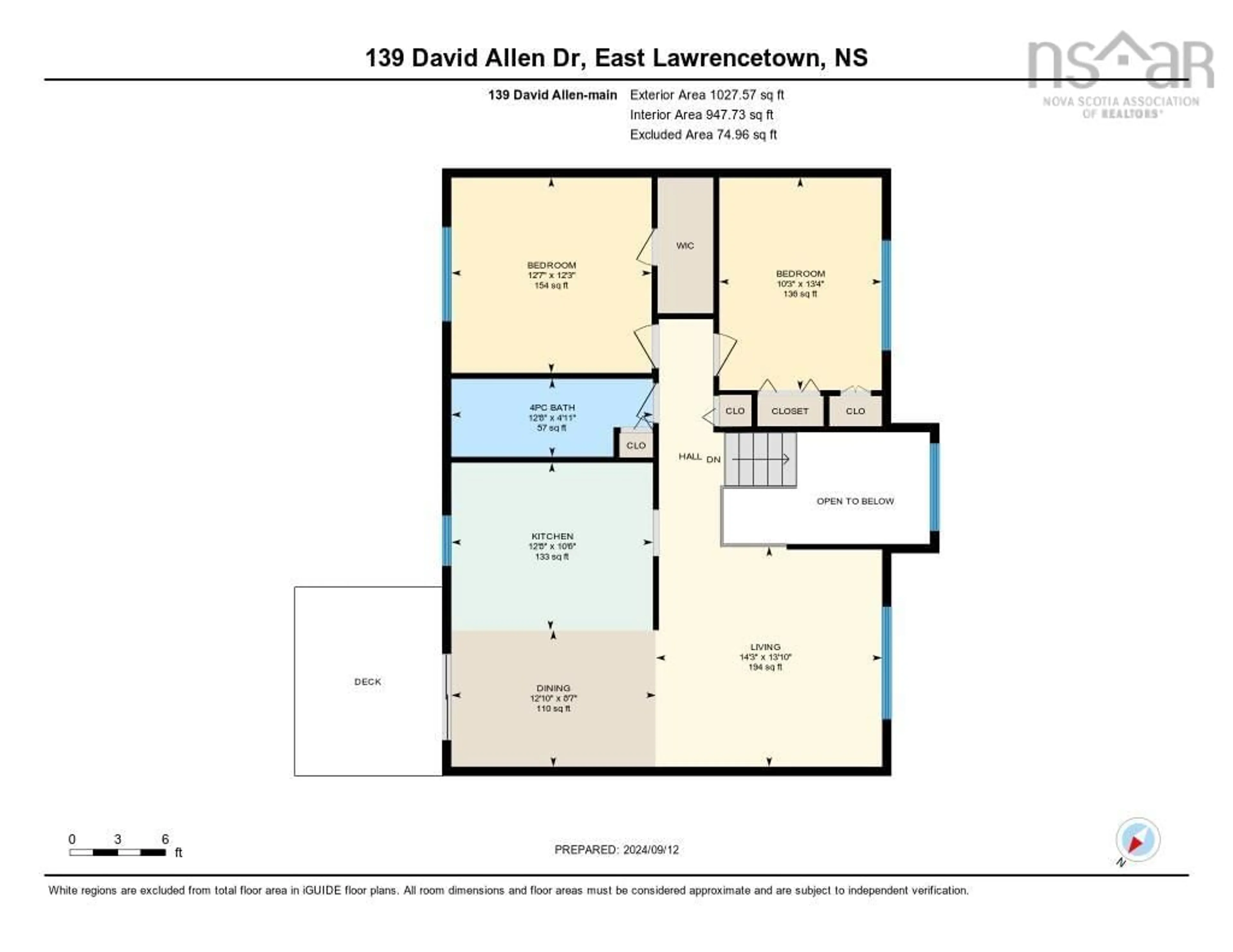 Floor plan for 139 David Allen Dr, East Lawrencetown Nova Scotia B2Z 1V1