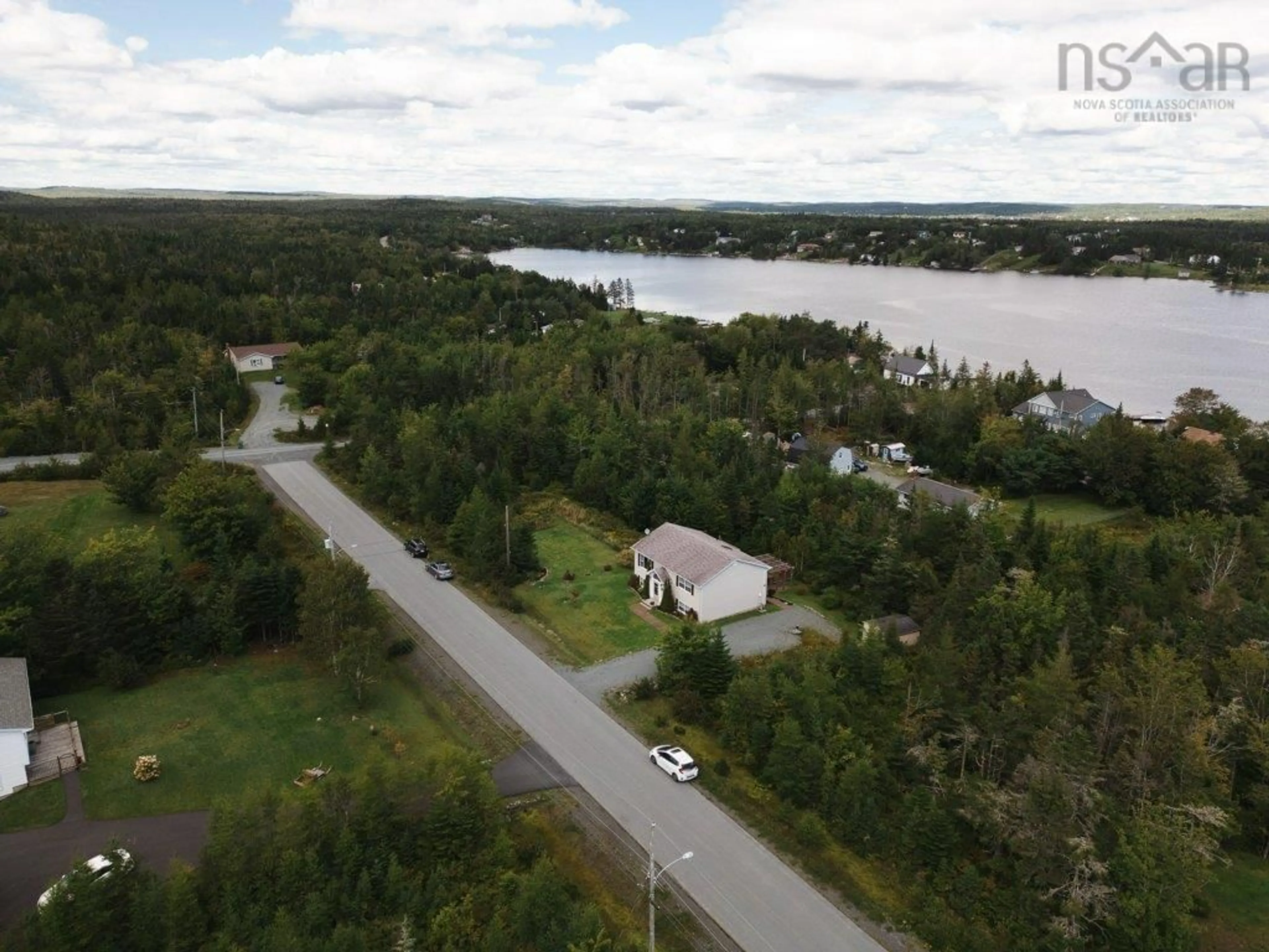 A pic from outside/outdoor area/front of a property/back of a property/a pic from drone, water/lake/river/ocean view for 139 David Allen Dr, East Lawrencetown Nova Scotia B2Z 1V1