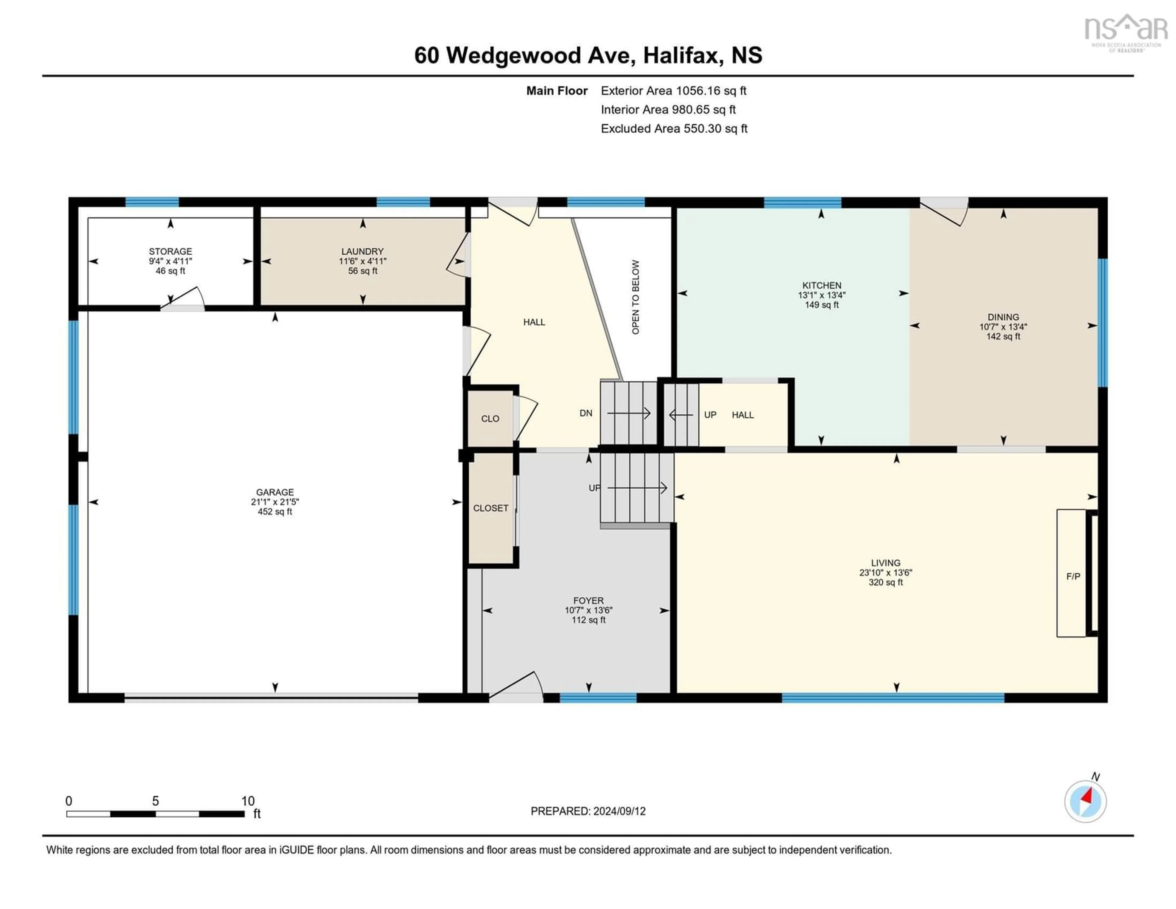 Floor plan for 60 Wedgewood Ave, Halifax Nova Scotia B3M 2B5