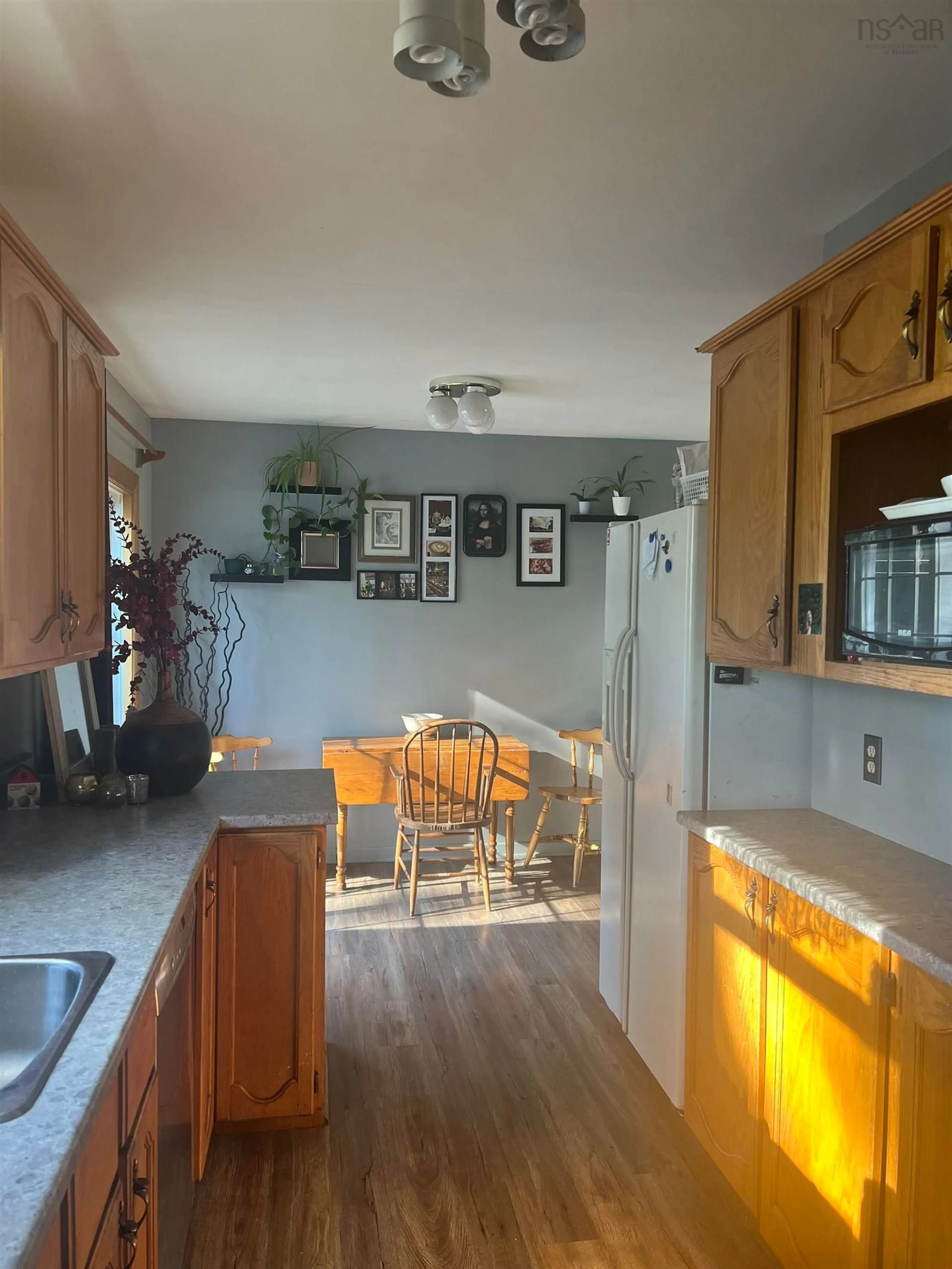 Kitchen, wood floors, cottage for 188 Kent Rd, Lower Truro Nova Scotia B6L 1K9