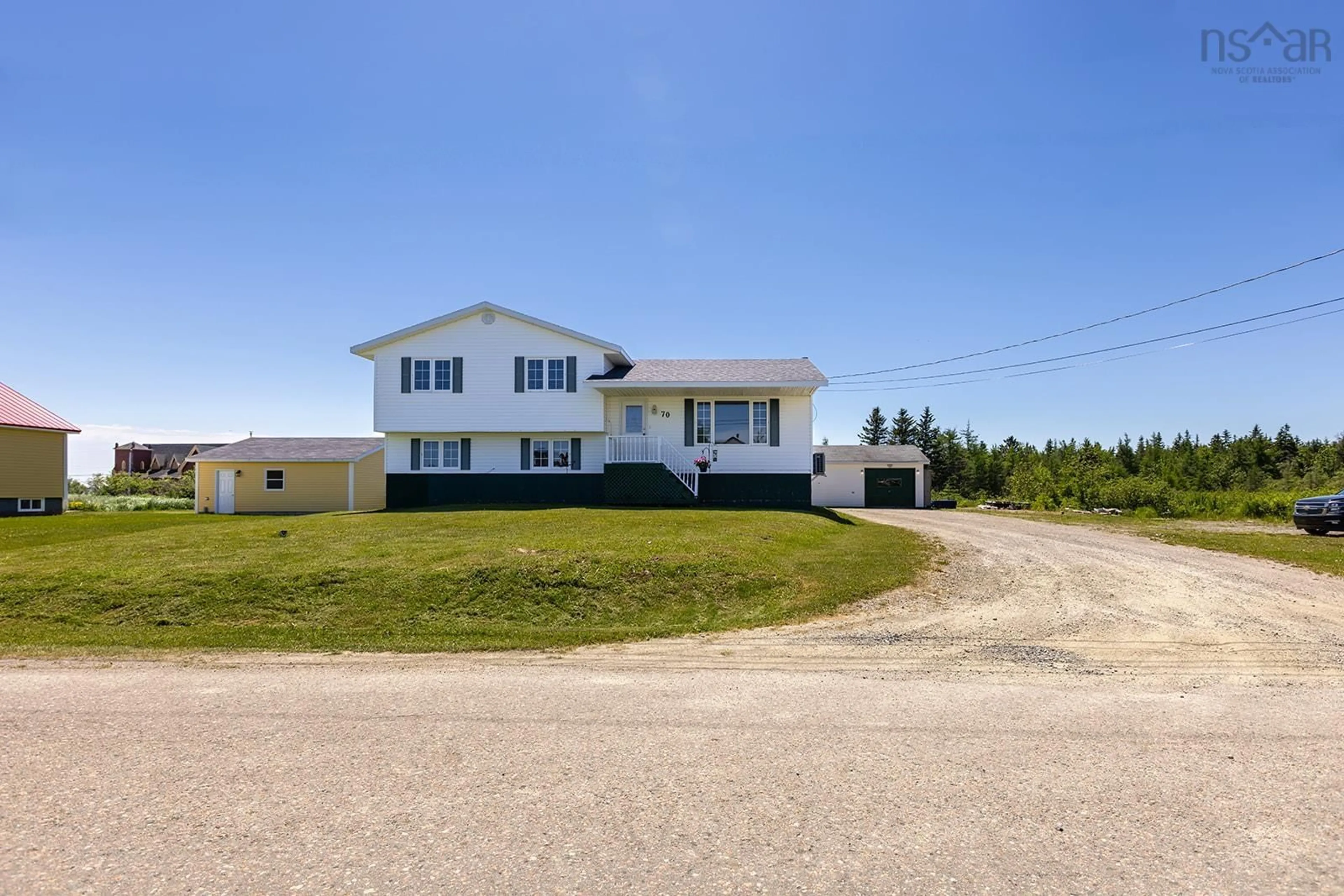 Frontside or backside of a home, cottage for 70 Birch St, Port Morien Nova Scotia B1B 1A5