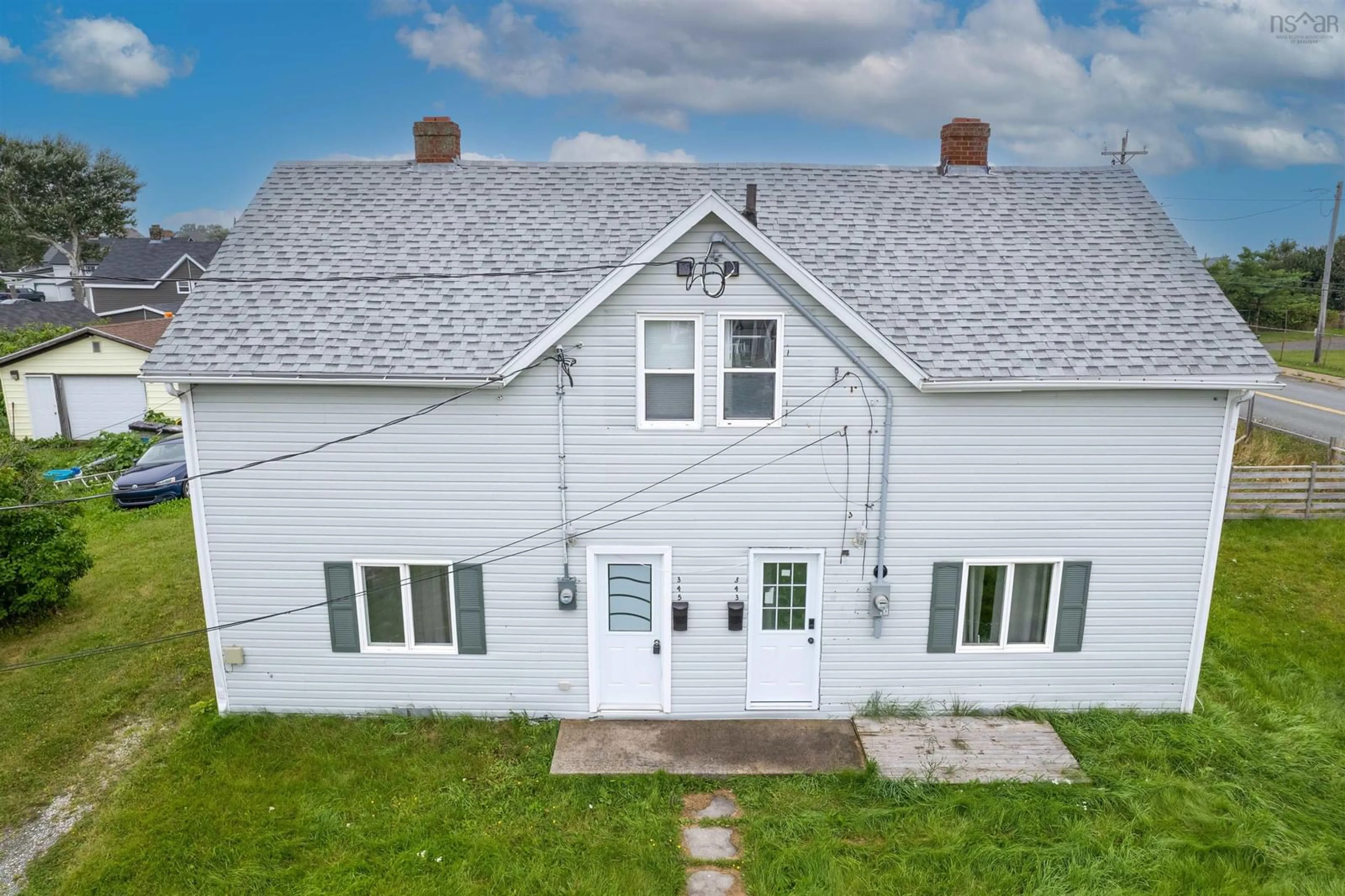 Frontside or backside of a home, cottage for 343-345 King St, New Waterford Nova Scotia B1H 3Y3