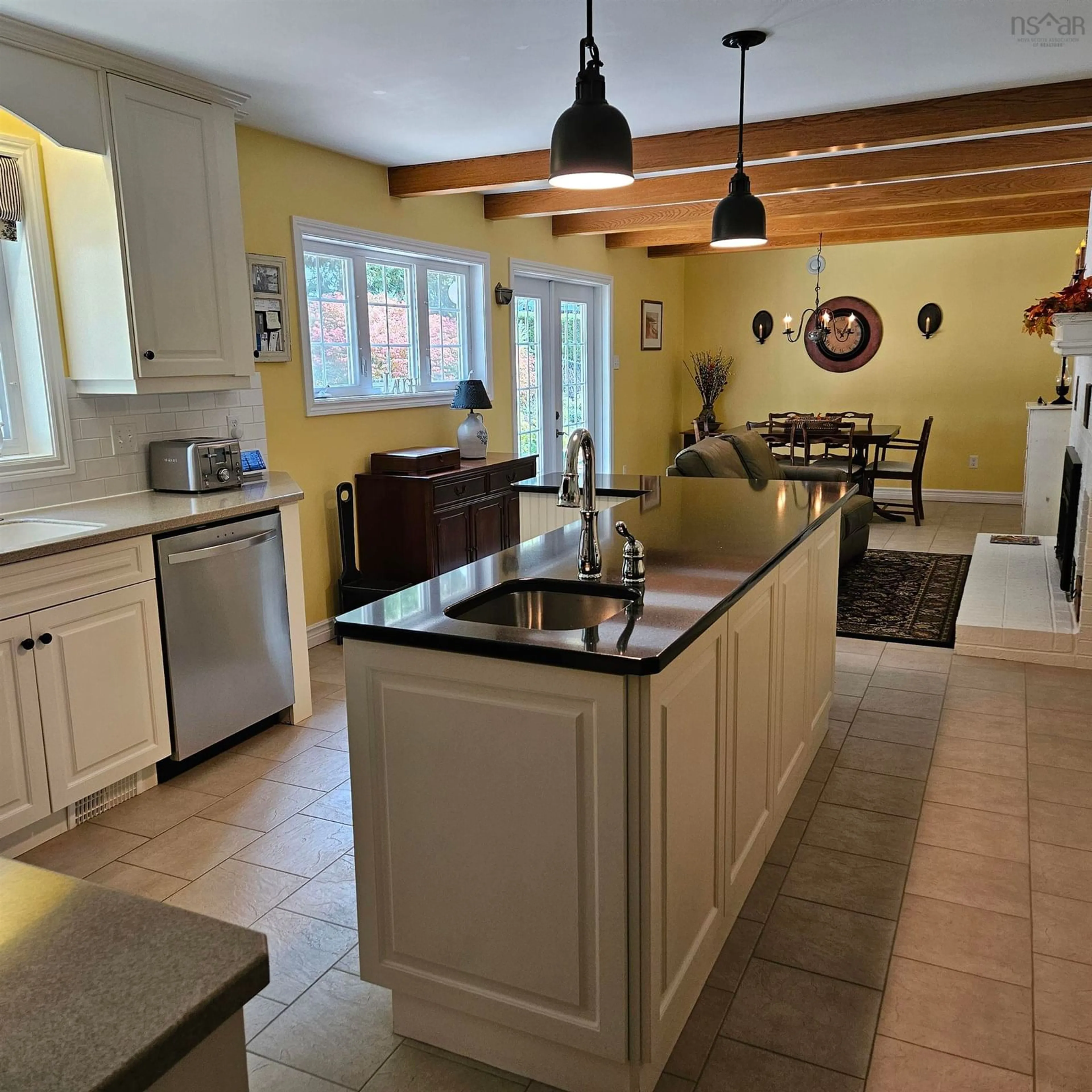 Open concept kitchen for 16 Hopkins Dr, Bridgewater Nova Scotia B4V 3Y7