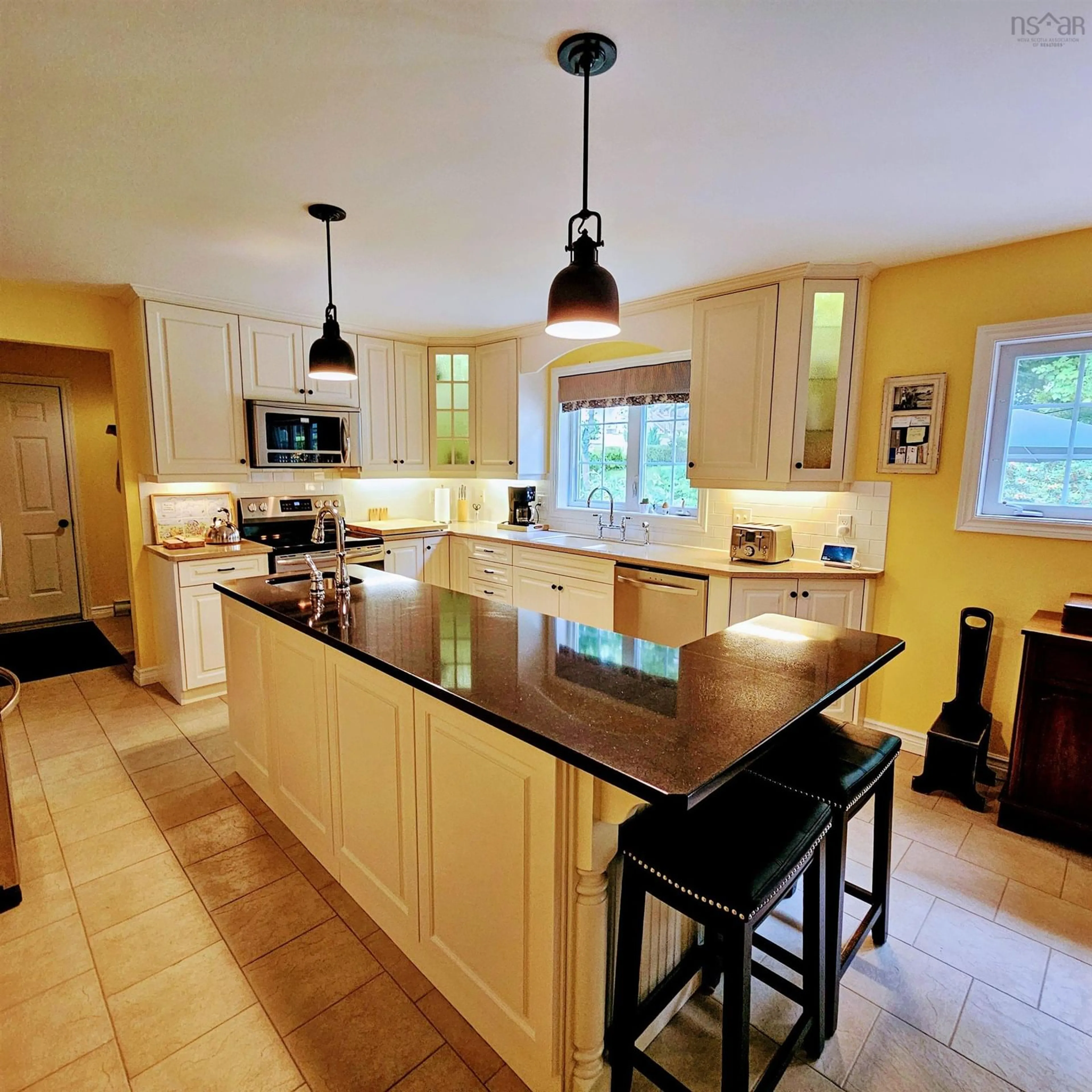 Open concept kitchen for 16 Hopkins Dr, Bridgewater Nova Scotia B4V 3Y7