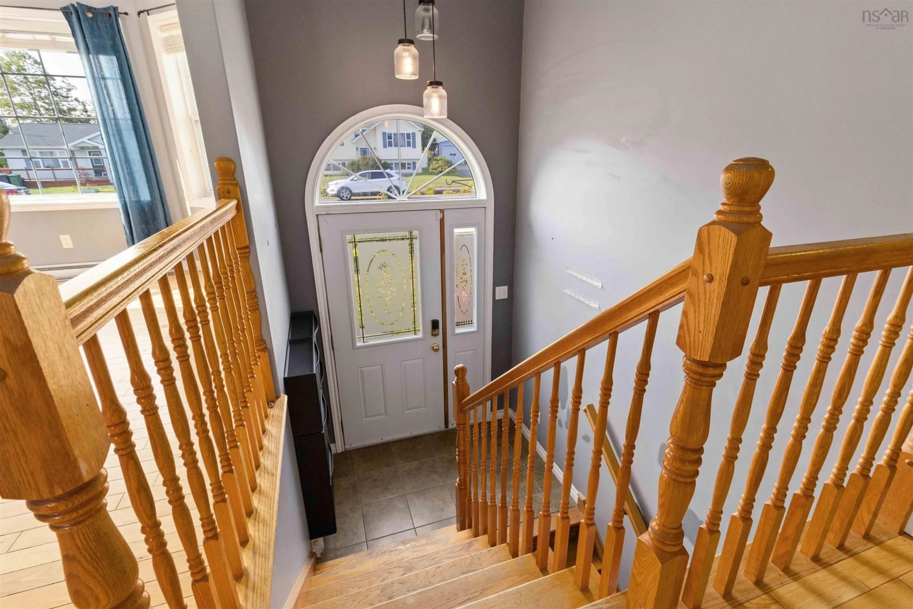 Indoor foyer, wood floors for 48 Grove Ave, Beaver Bank Nova Scotia B4G 1B7