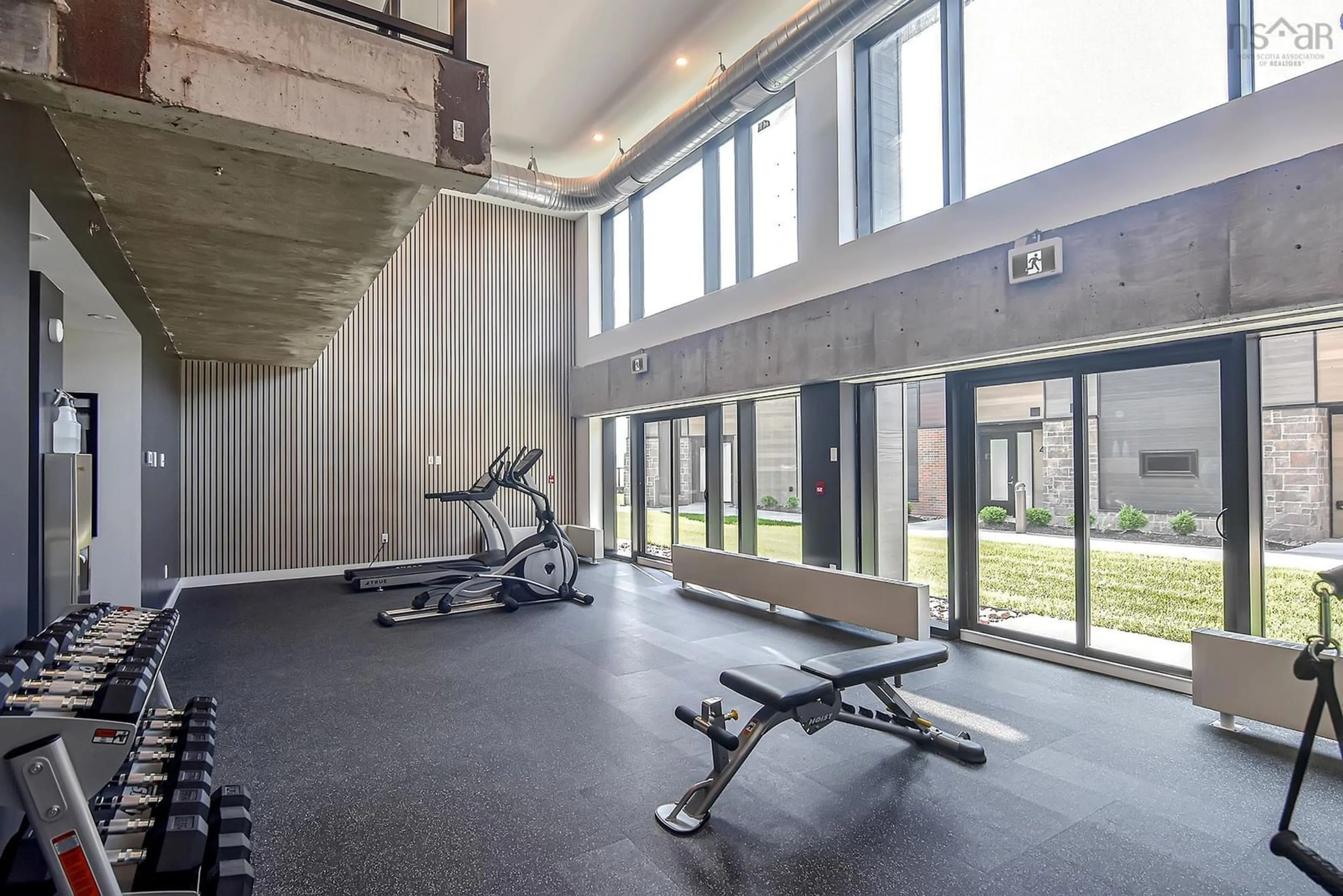 Gym or fitness room, cement floor for 72 Seapoint Rd #603, Dartmouth Nova Scotia B3B 0K8