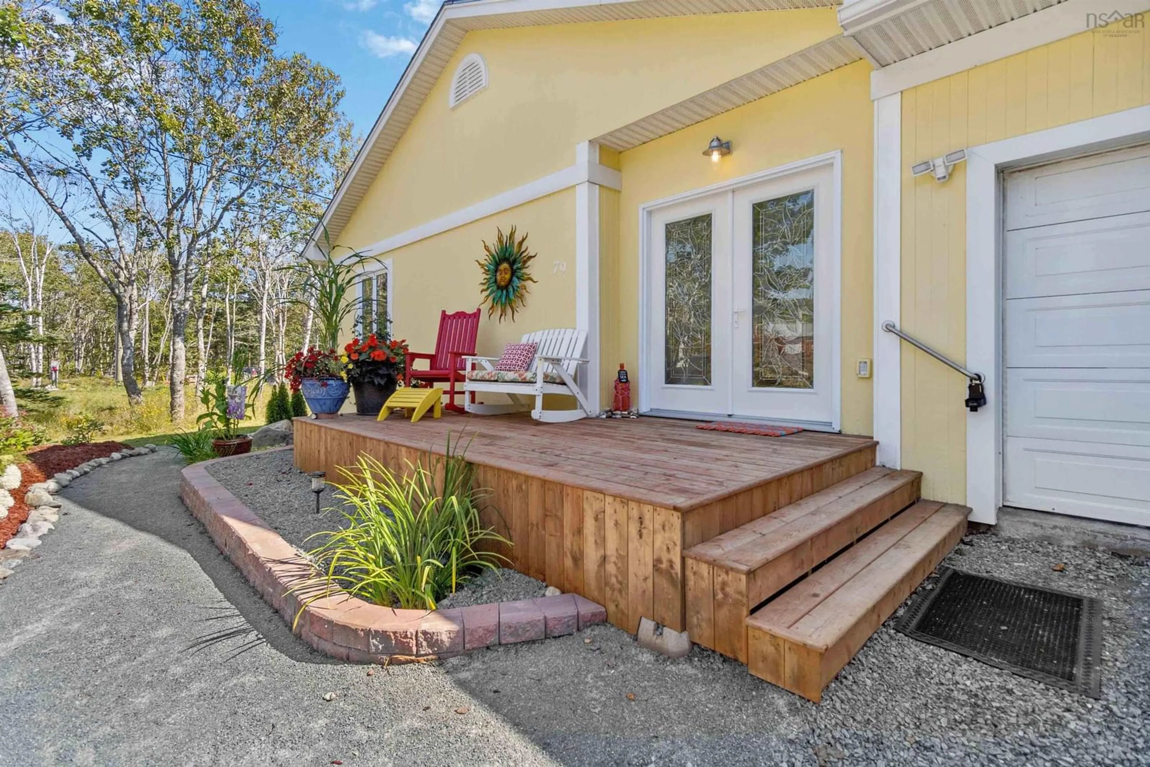 Patio, cottage for 79 Five Rivers Dr, White Point Nova Scotia B0T 1G0