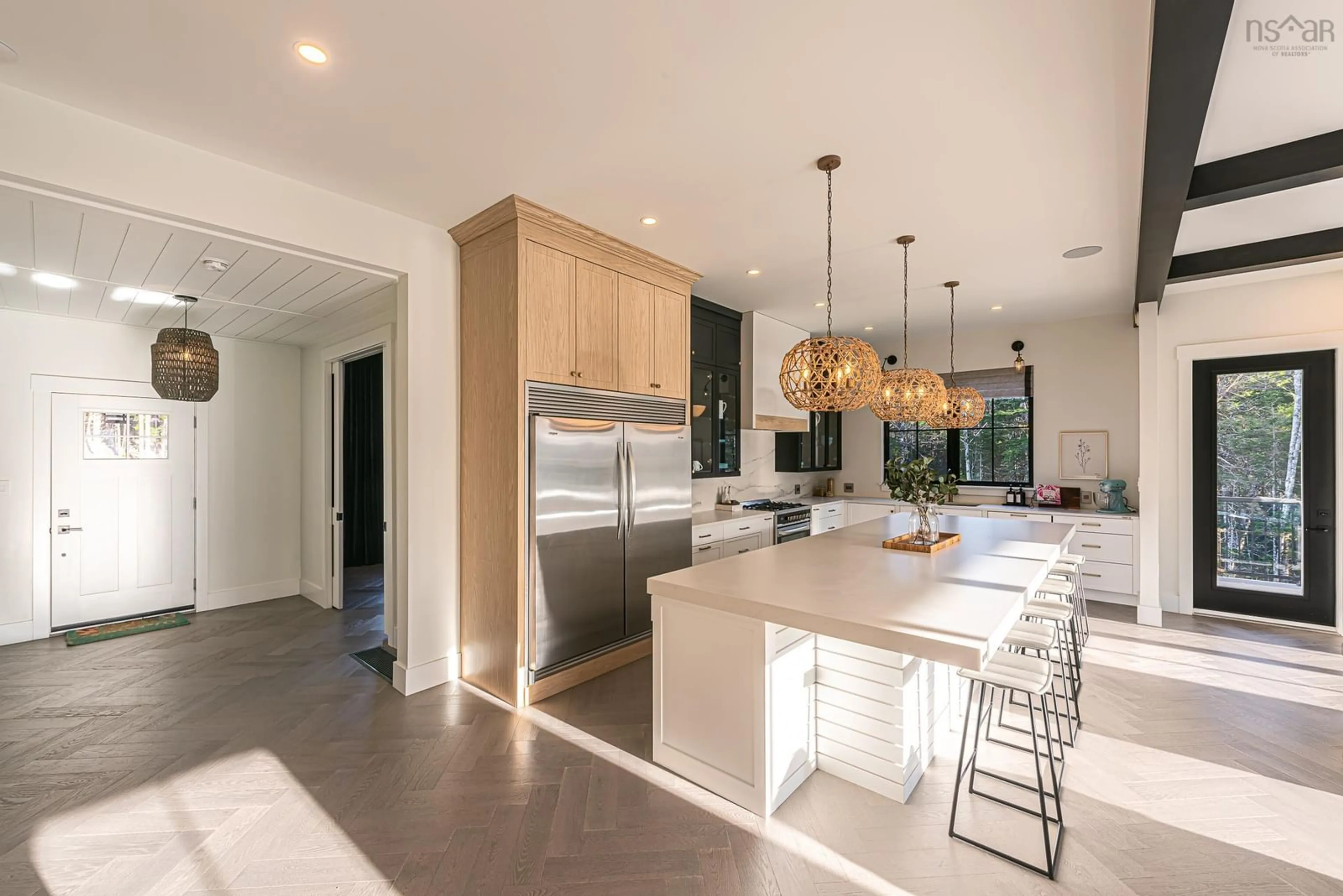 Contemporary kitchen, ceramic/tile floor for 546 Mccabe Lake Dr, Middle Sackville Nova Scotia B4E 0N6