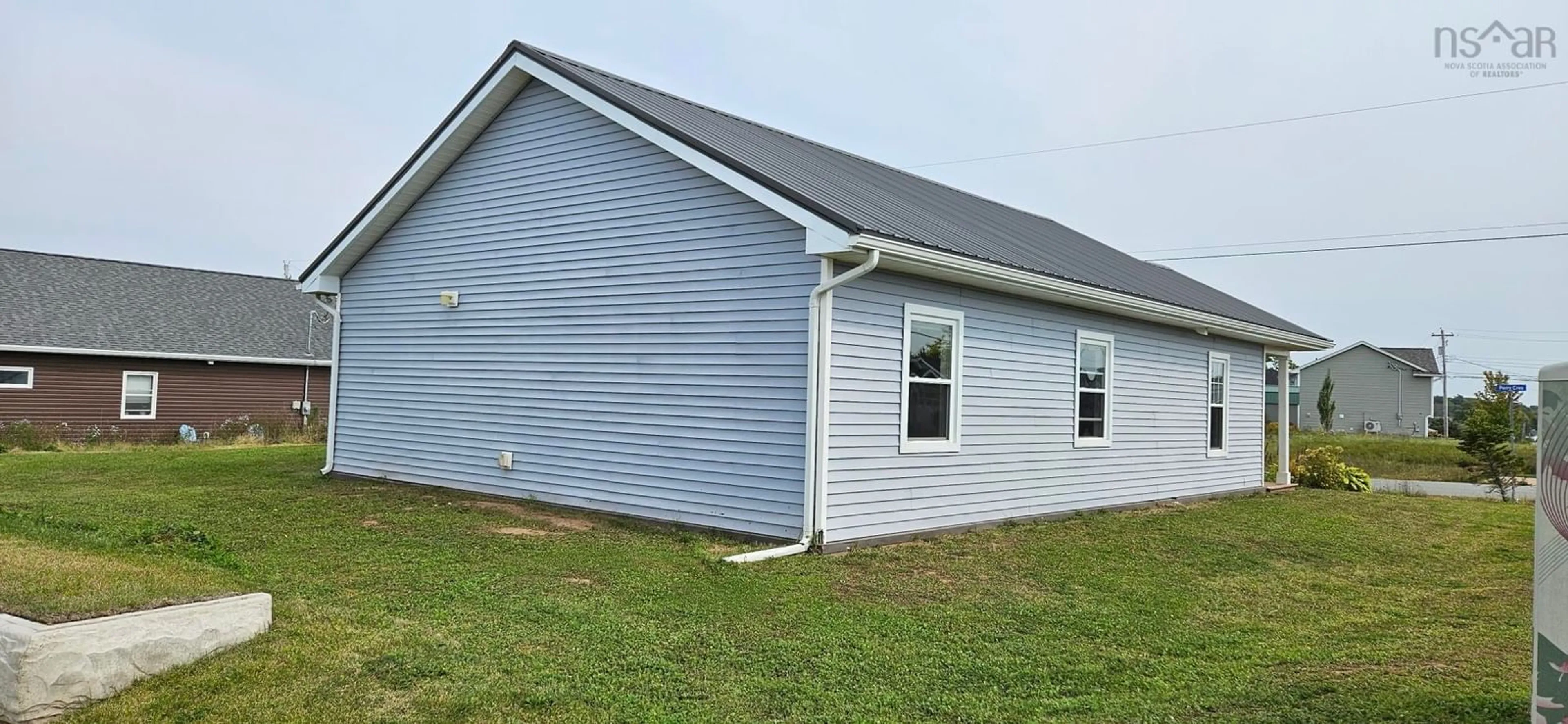 Frontside or backside of a home, the front or back of building for 57 Perry Cres, Stewiacke Nova Scotia B0N 2J0