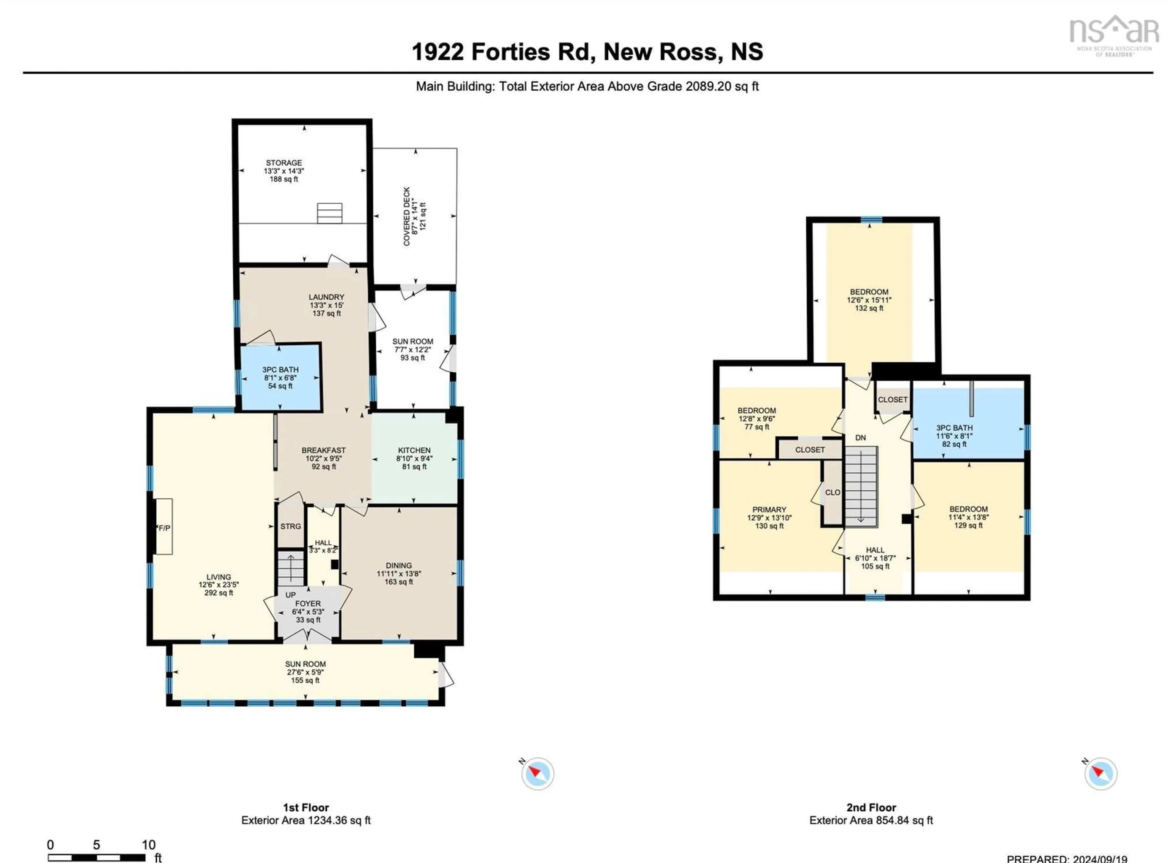 Floor plan for 1922 Forties Road, New Ross Nova Scotia B0J 2M0