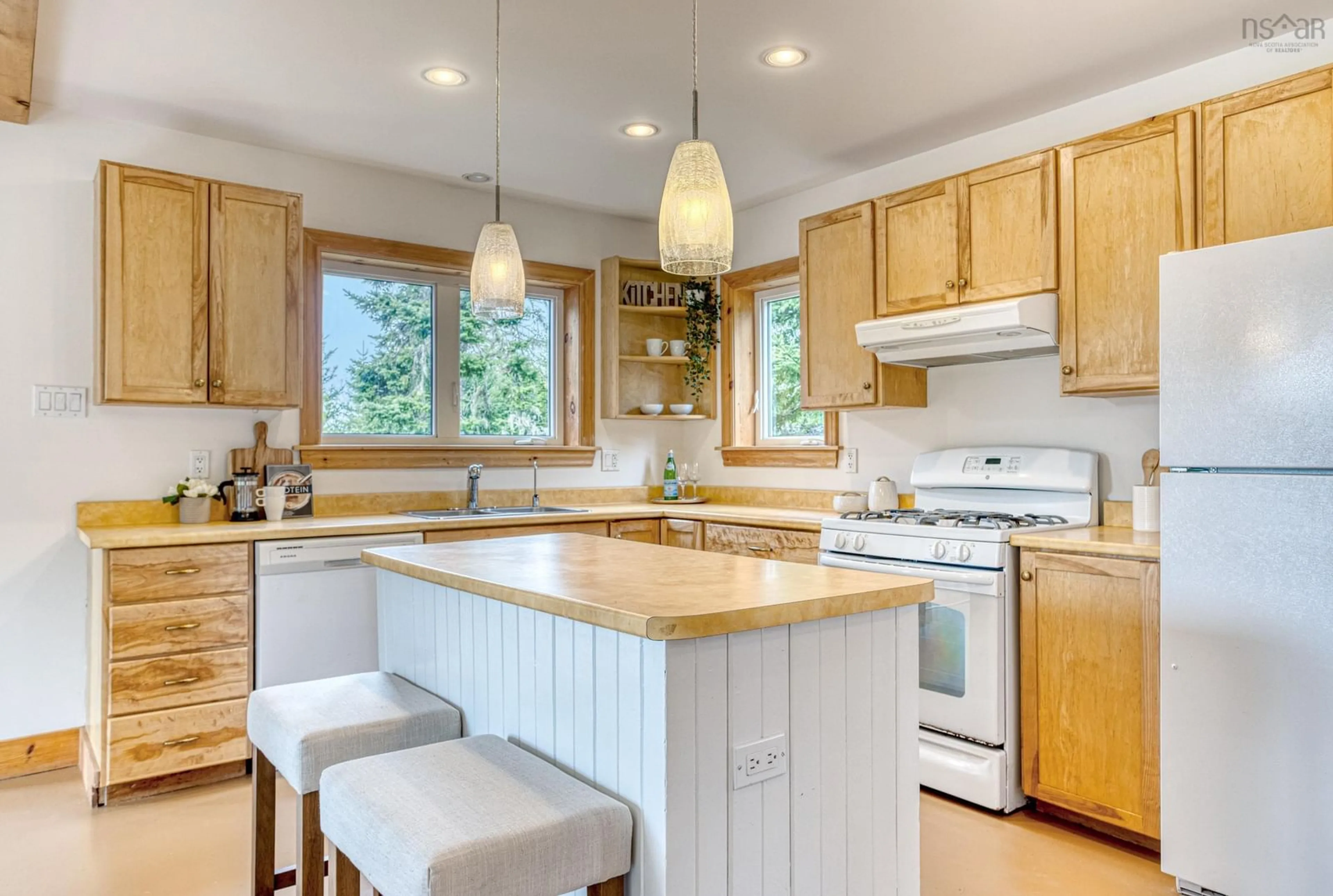 Open concept kitchen for 9298 Peggy's Cove Rd, Hackett's Cove Nova Scotia B3Z 3N2