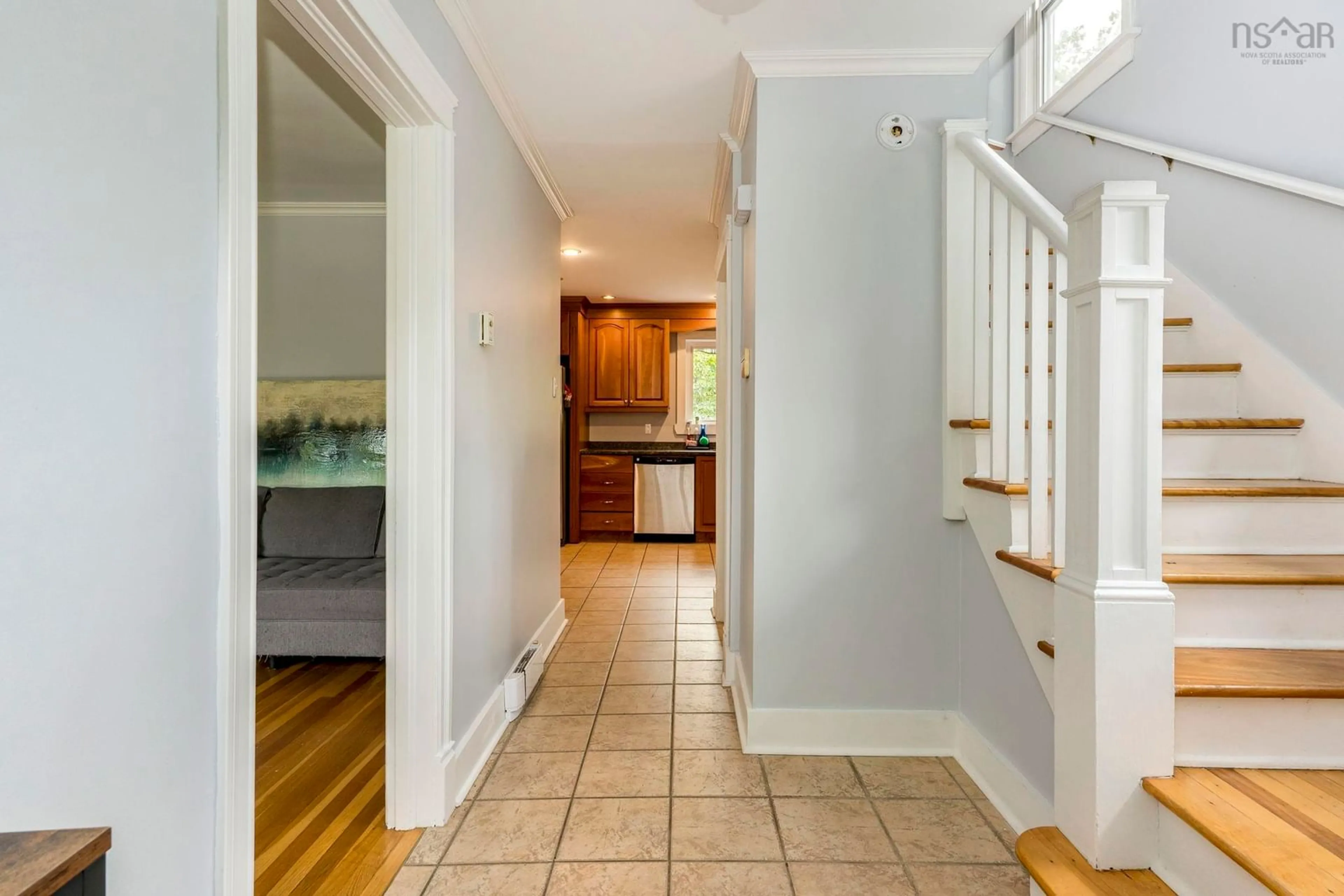 Indoor entryway, wood floors for 934 Robie St, Halifax Nova Scotia B3H 3C4