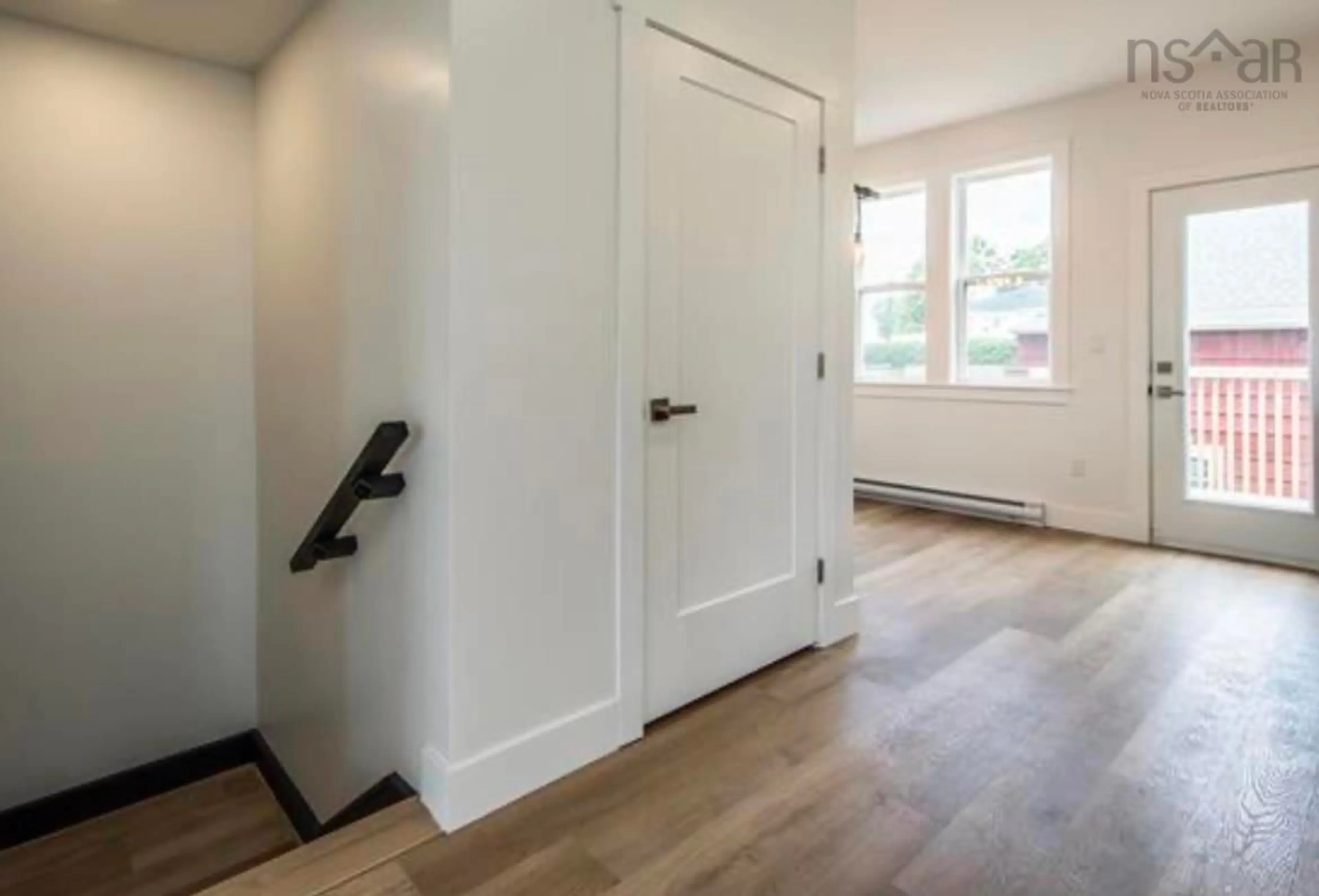 Indoor entryway, wood floors for 115 B Coronation Ave, Halifax Nova Scotia B3N 2M9