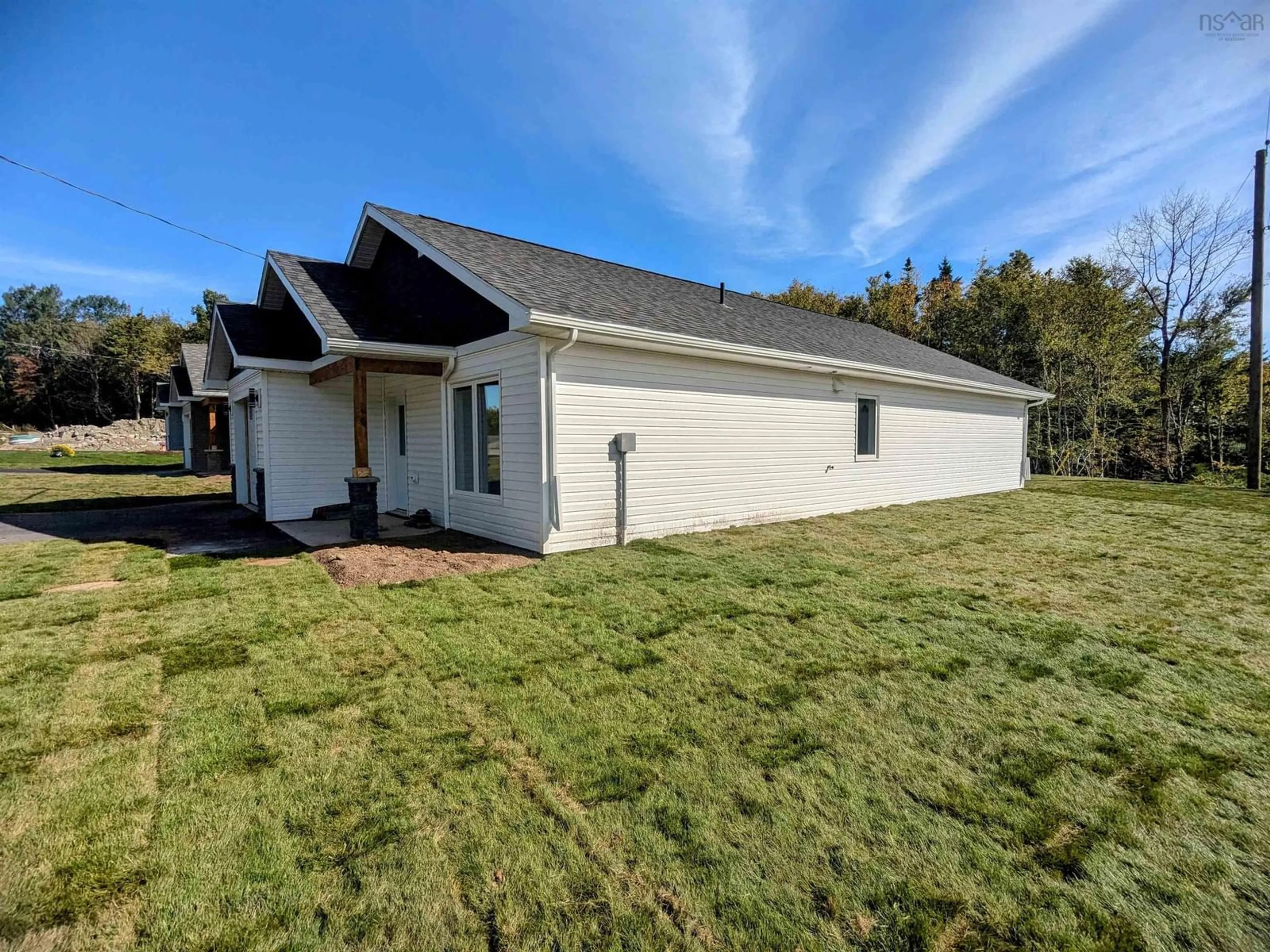 Frontside or backside of a home, the fenced backyard for 30 Shadebush Walk #32, Upper Sackville Nova Scotia B4E 0X8