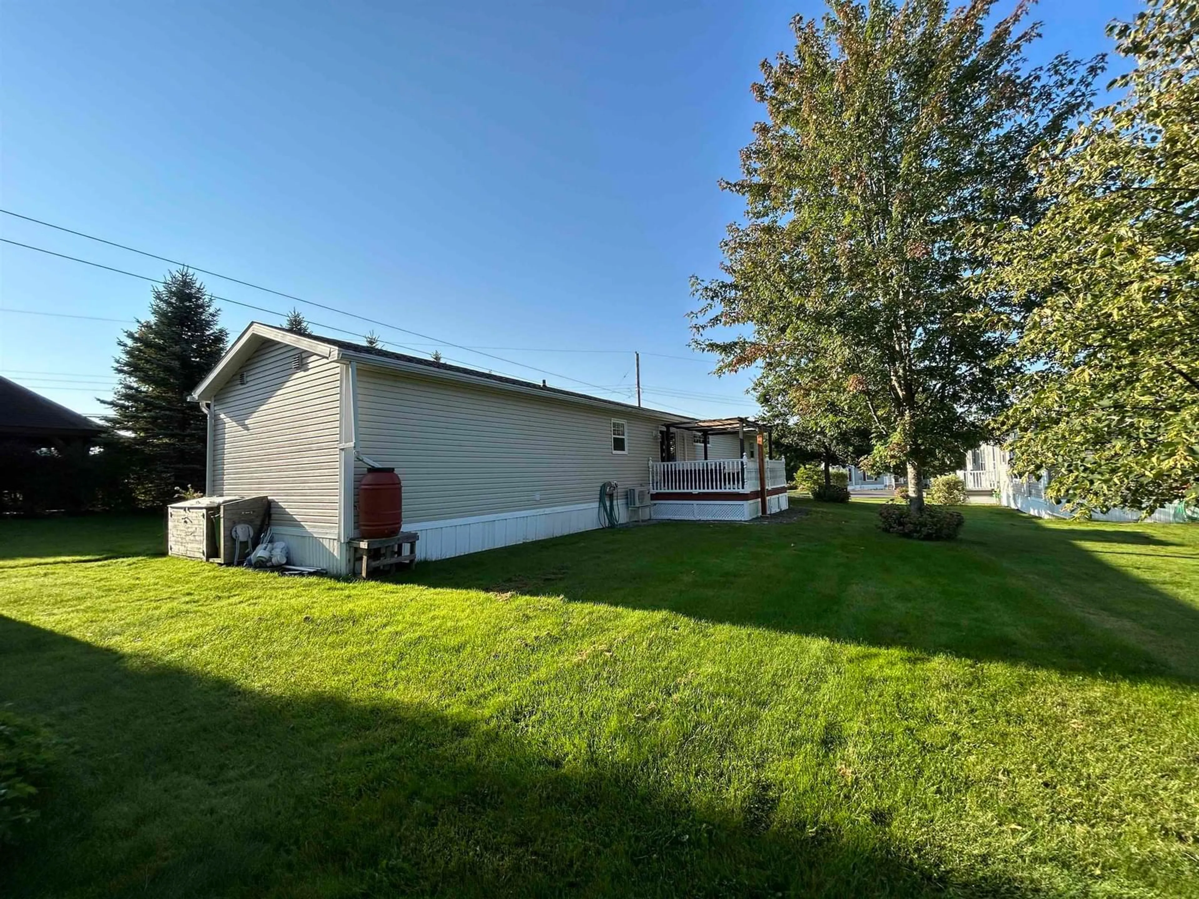 Frontside or backside of a home, the fenced backyard for 8 Irven Dr, Garlands Crossing Nova Scotia B0N 2T0