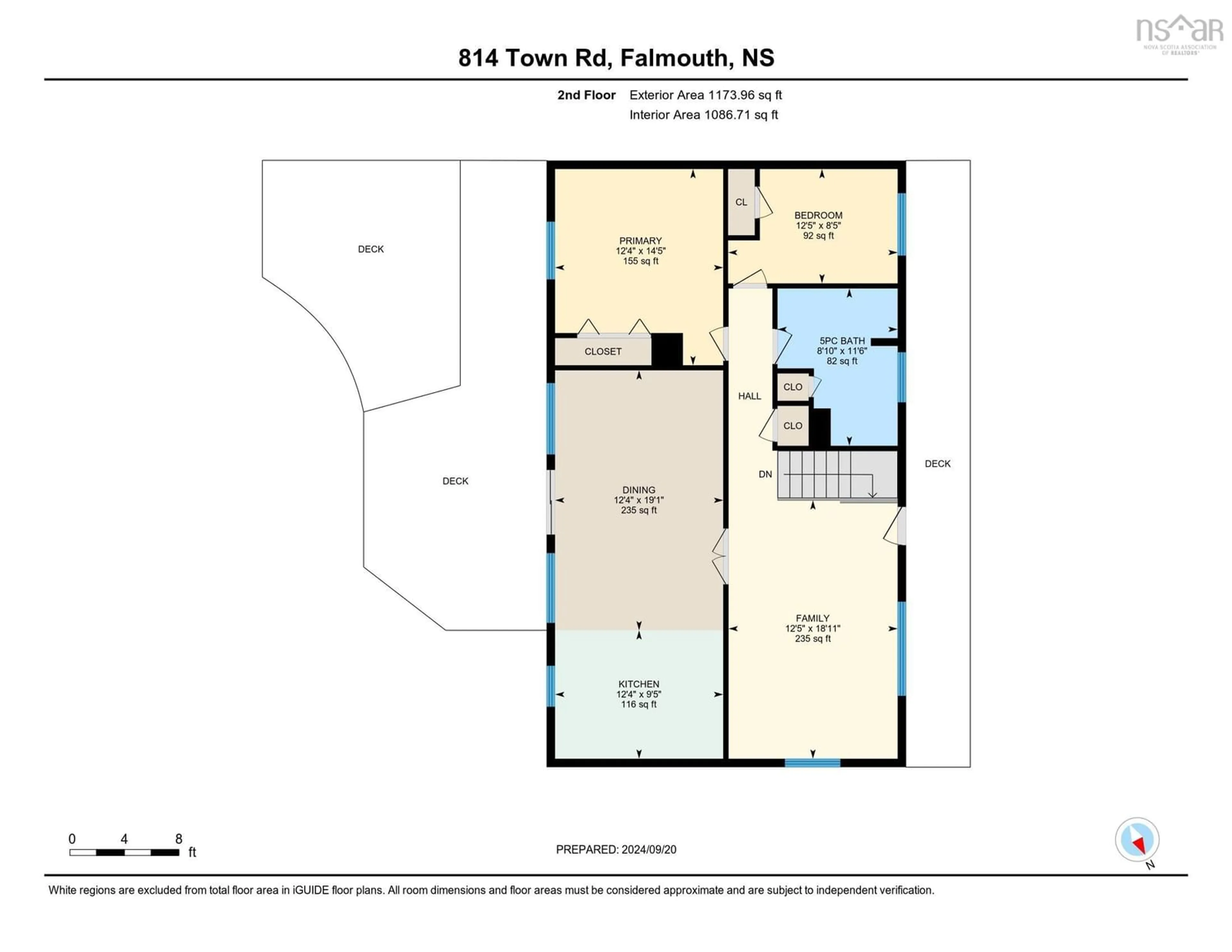 Floor plan for 814 Town Rd, Falmouth Nova Scotia B0P 1L0