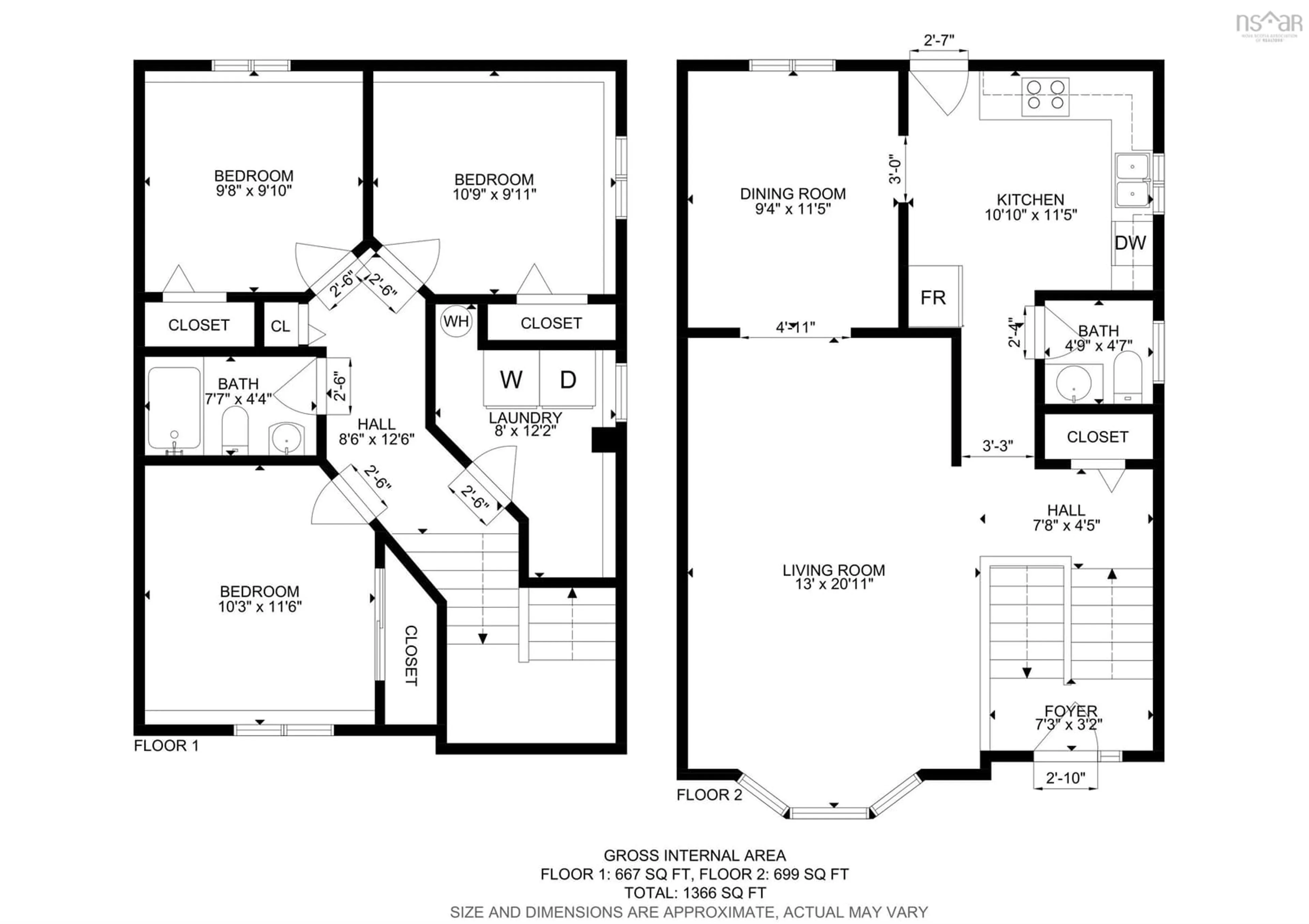 Floor plan for 131 Silver Maple Dr, Timberlea Nova Scotia B3T 1H7