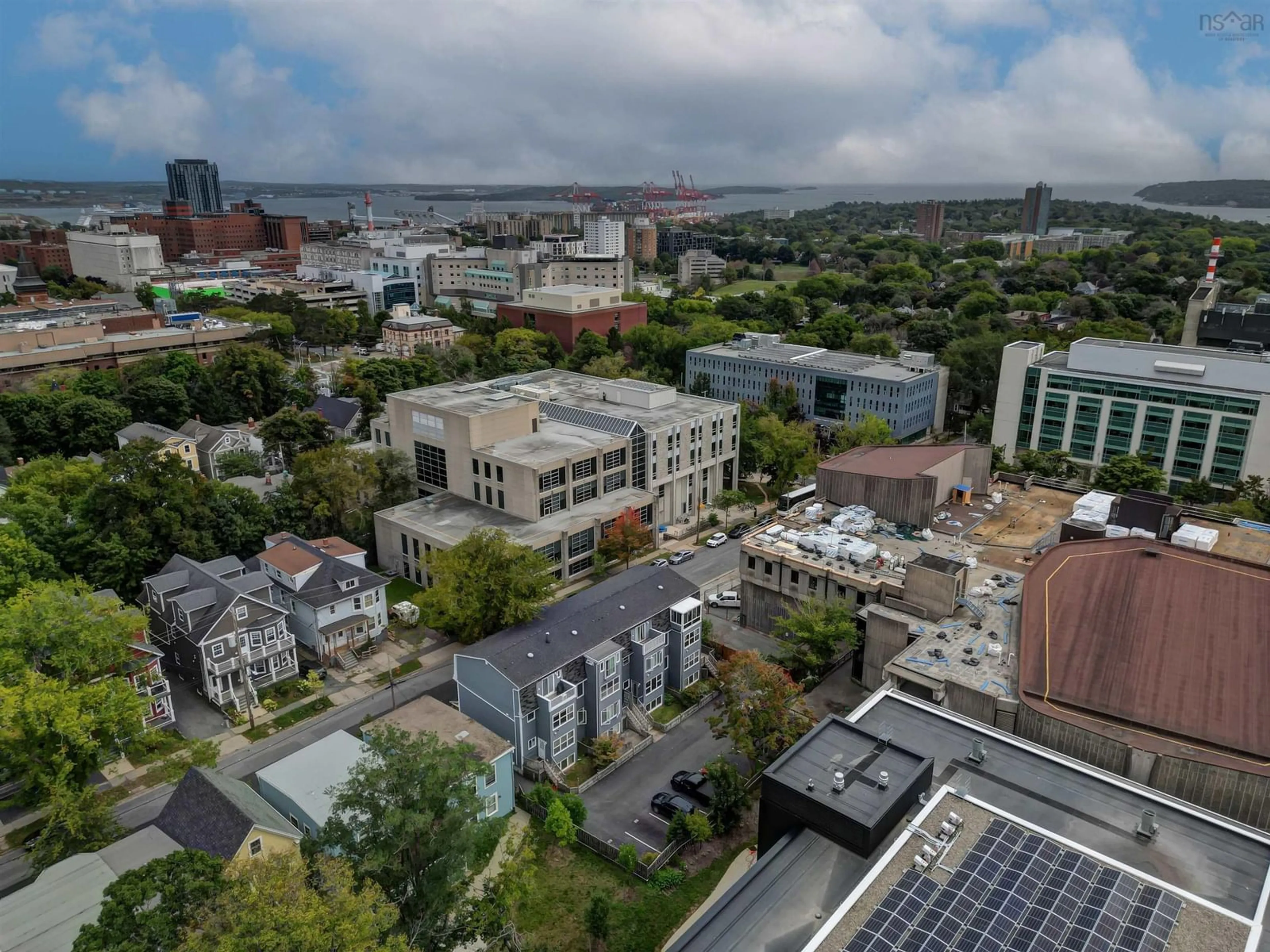 A pic from exterior of the house or condo, the view of city buildings for 1388 Henry St, Halifax Nova Scotia B3H 3J8