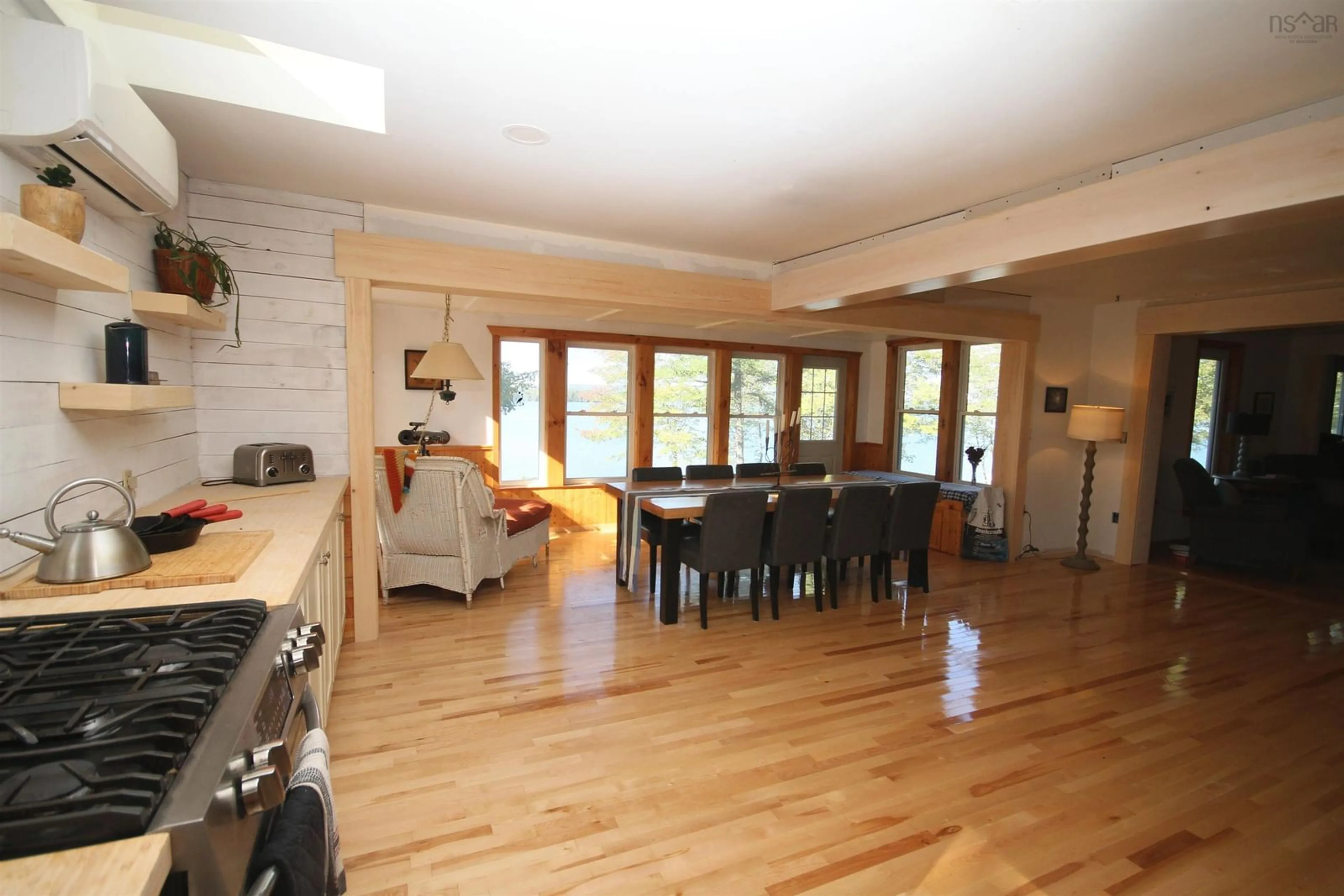 Open concept kitchen for 74 Swains Lane, Valley Mills Nova Scotia B0C 1K0