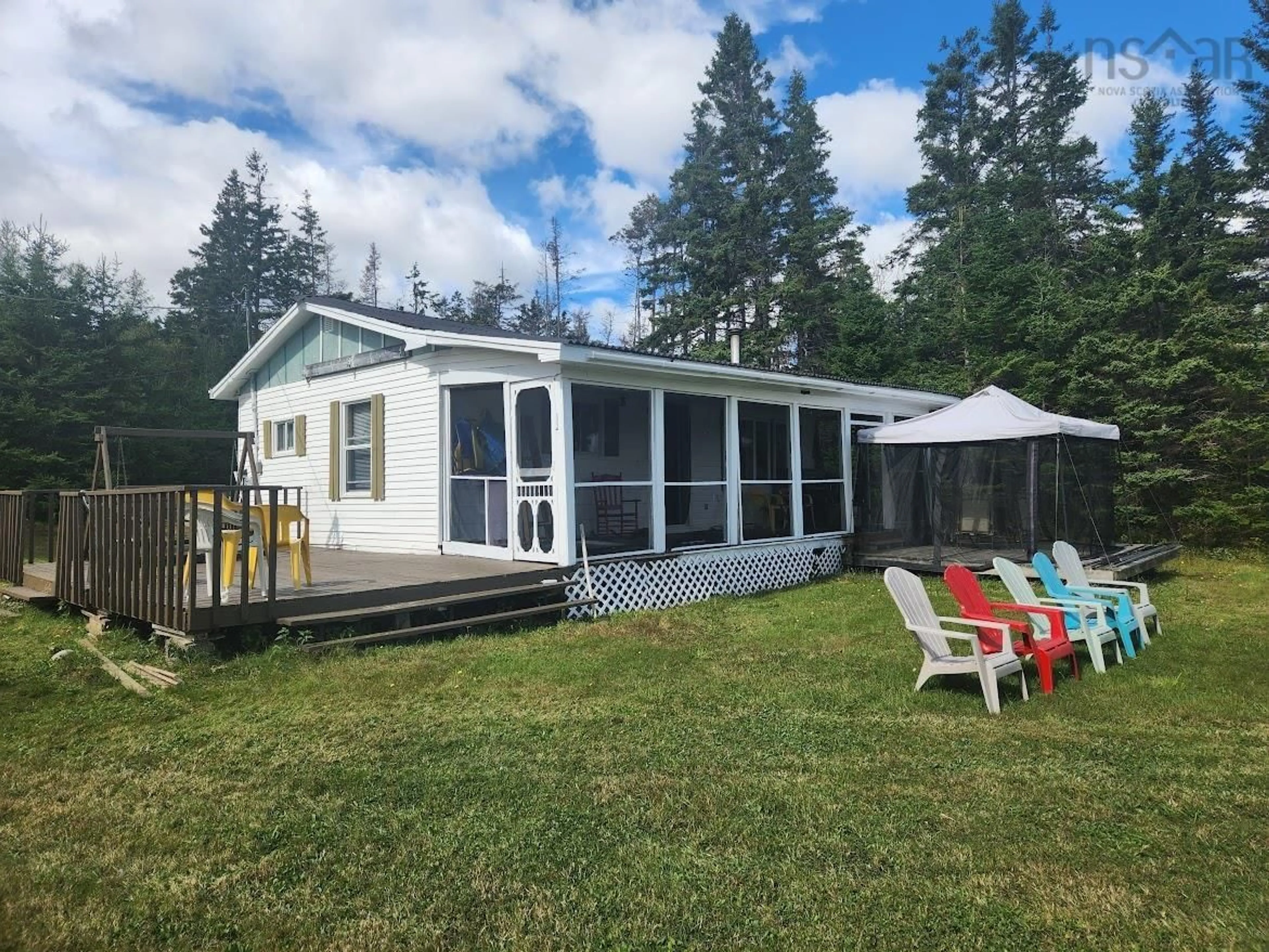 Patio, cottage for 315 Bengal Rd, Albert Bridge Nova Scotia B1K 2J5