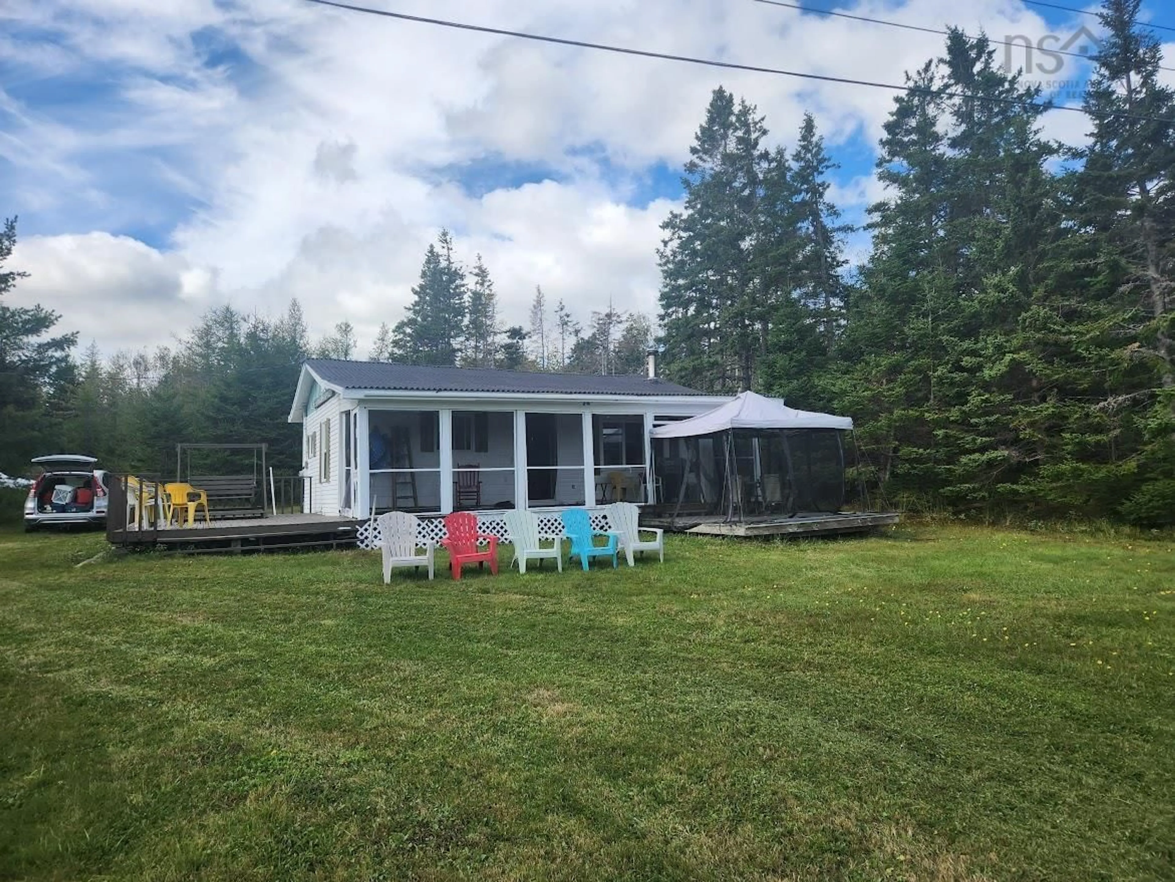 Patio, cottage for 315 Bengal Rd, Albert Bridge Nova Scotia B1K 2J5