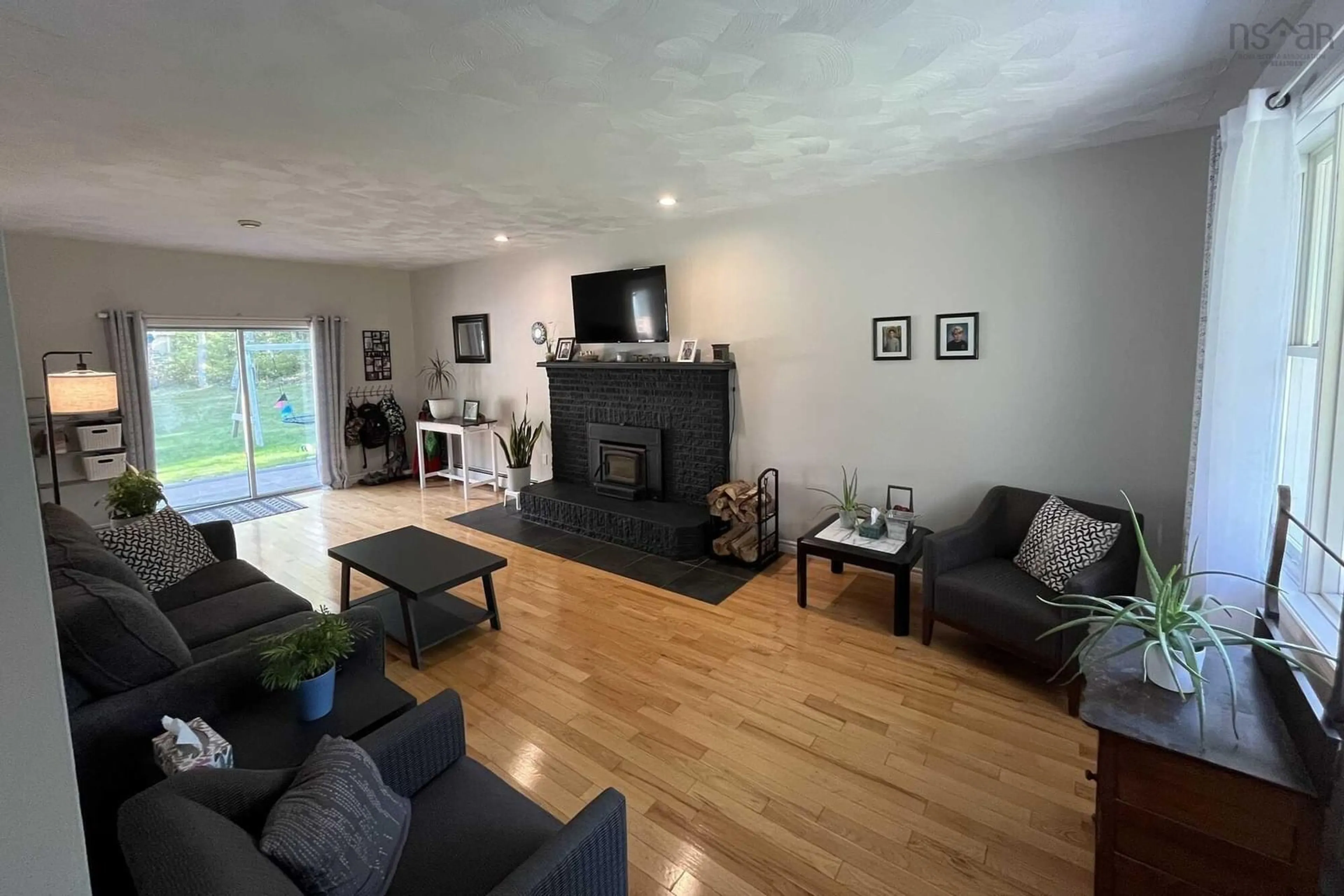 Living room, wood floors for 1008 Egypt Rd, Little Harbour Nova Scotia B0K 1X0