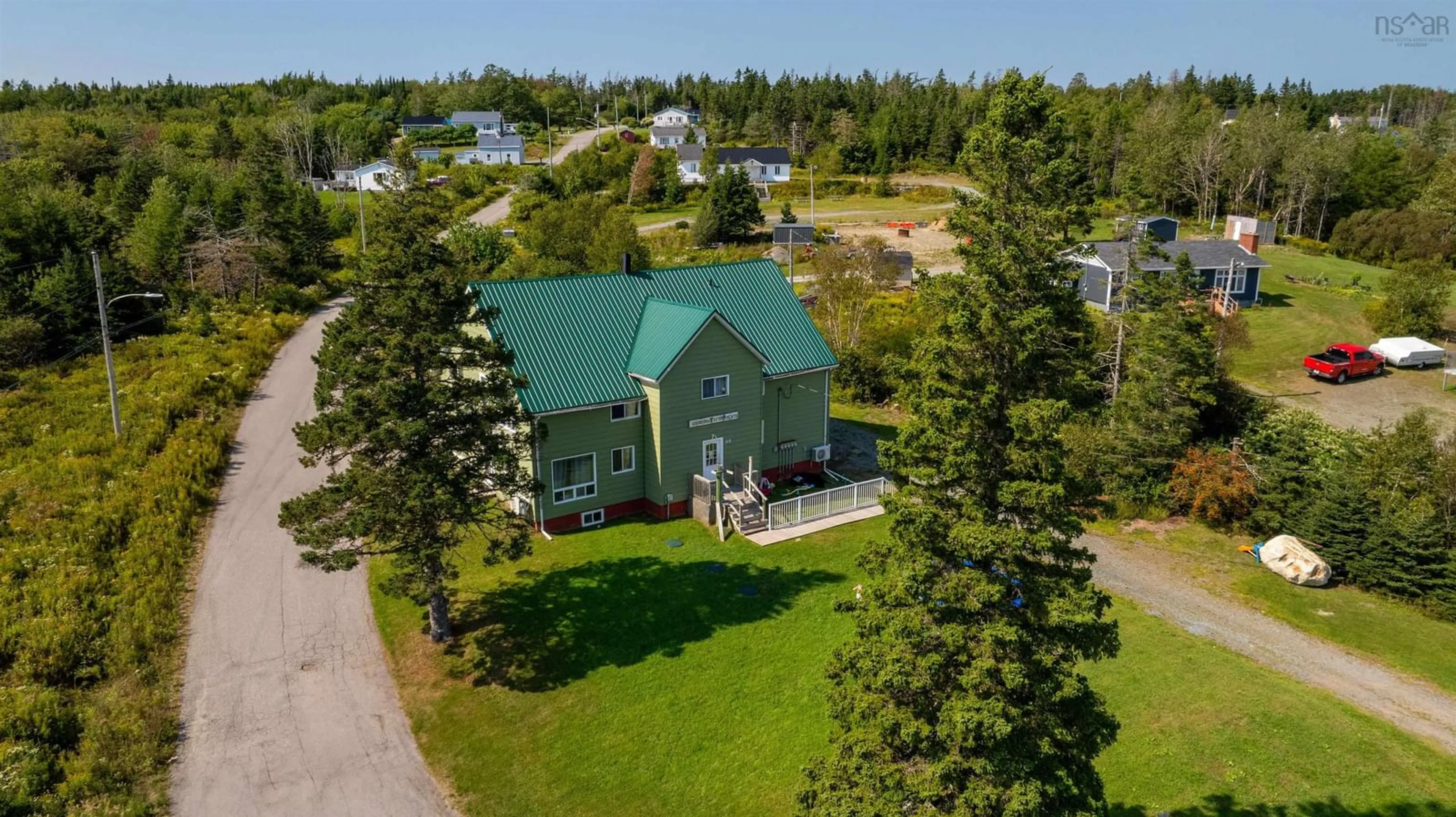 A pic from outside/outdoor area/front of a property/back of a property/a pic from drone, building for 15 Pool Rd, Sheet Harbour Nova Scotia B0J 3B0