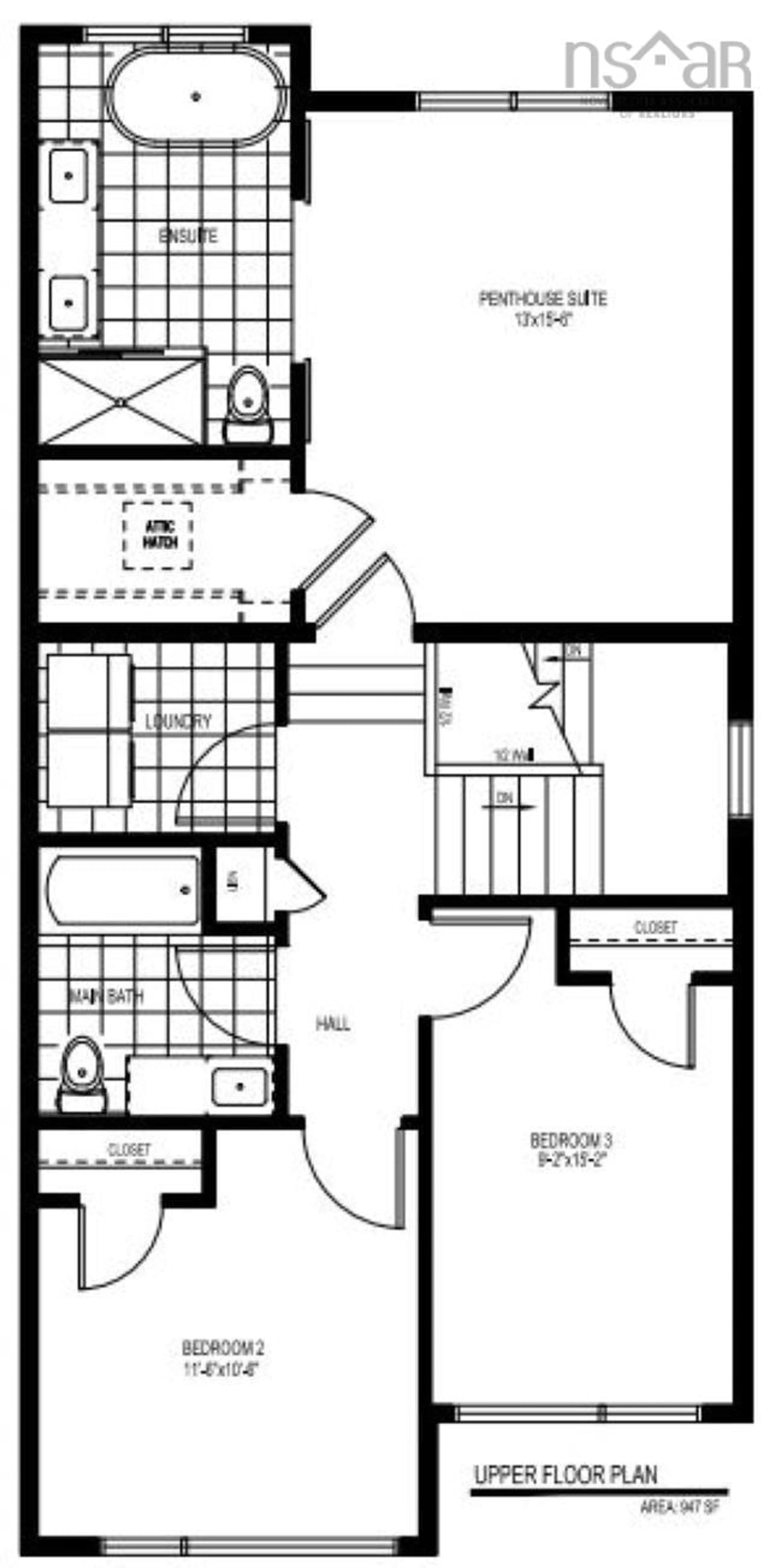 Floor plan for 194 Brunello Blvd #Lot 909, Brunello Estates Nova Scotia B3T 0J4