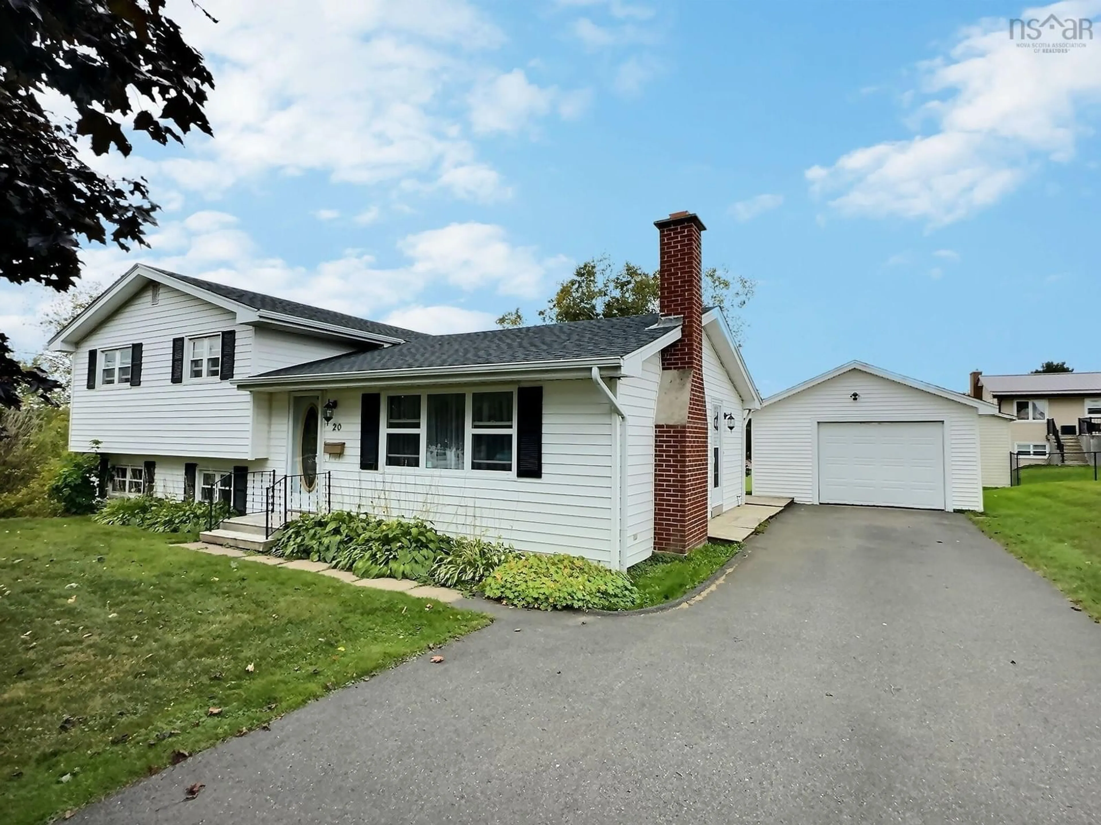 Frontside or backside of a home, the street view for 20 Vance Dr, Bible Hill Nova Scotia B2N 2Z5