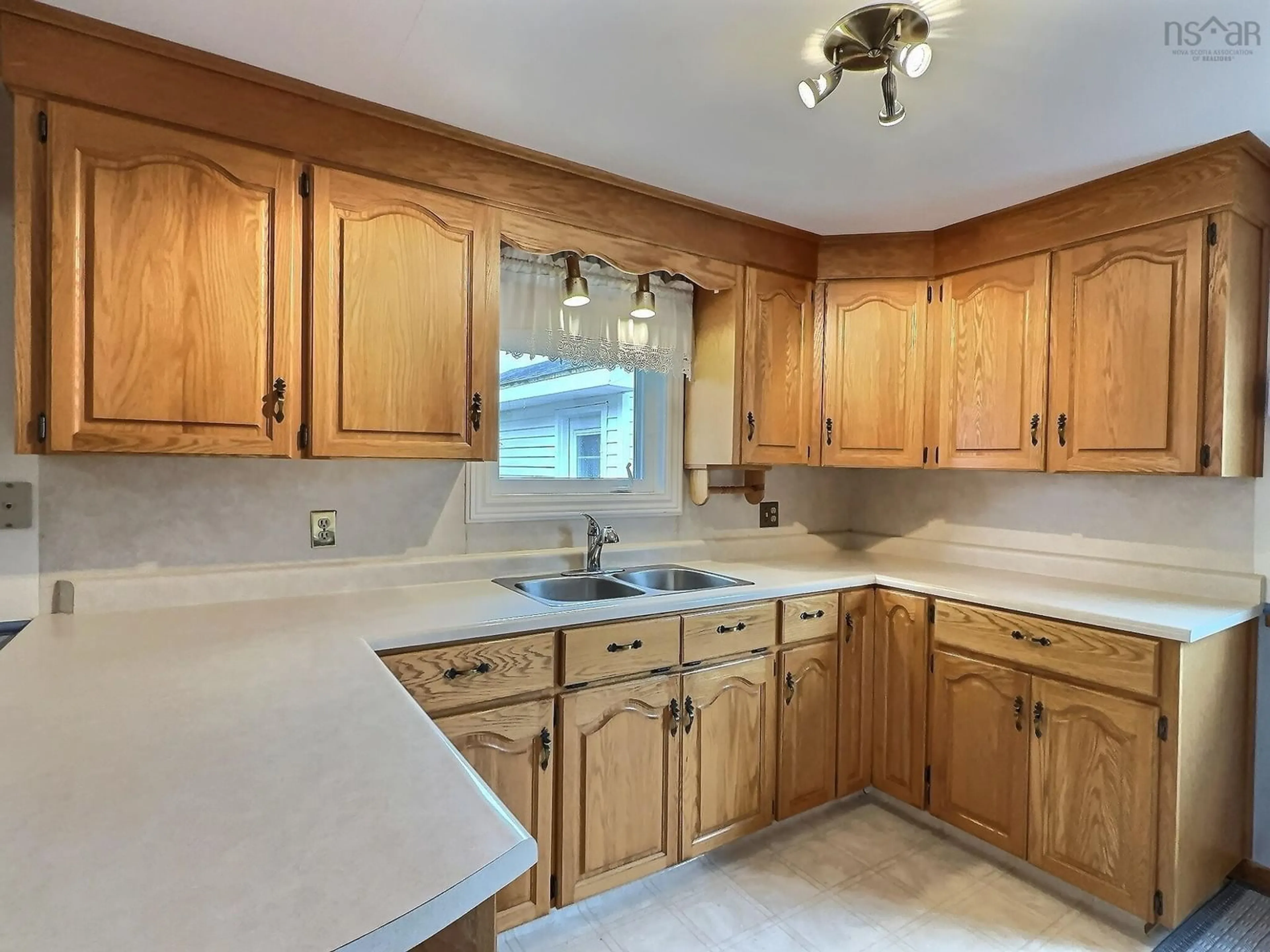 Standard kitchen, wood floors, cottage for 20 Vance Dr, Bible Hill Nova Scotia B2N 2Z5