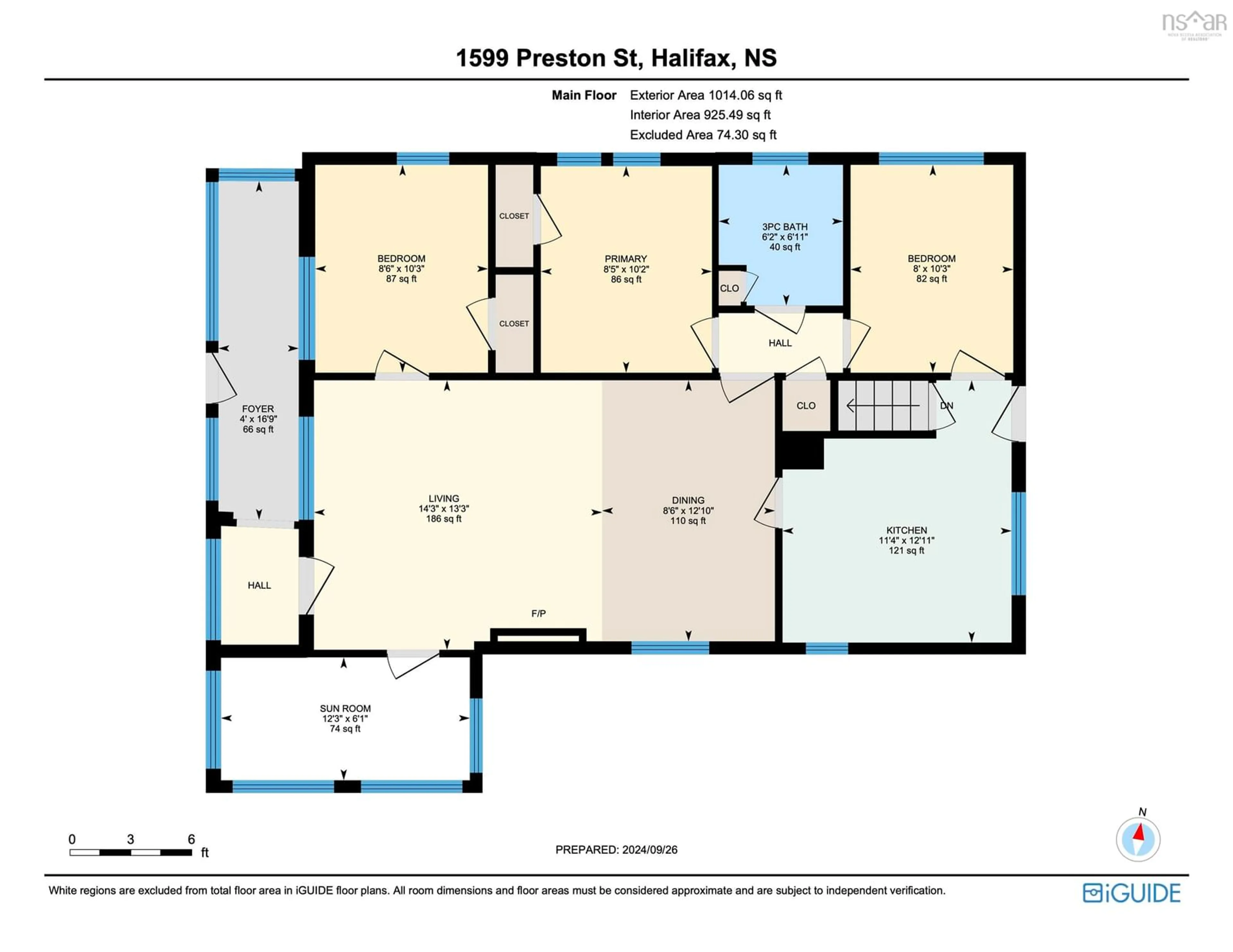 Floor plan for 1599 Preston St, Halifax Nova Scotia B3H 3T9