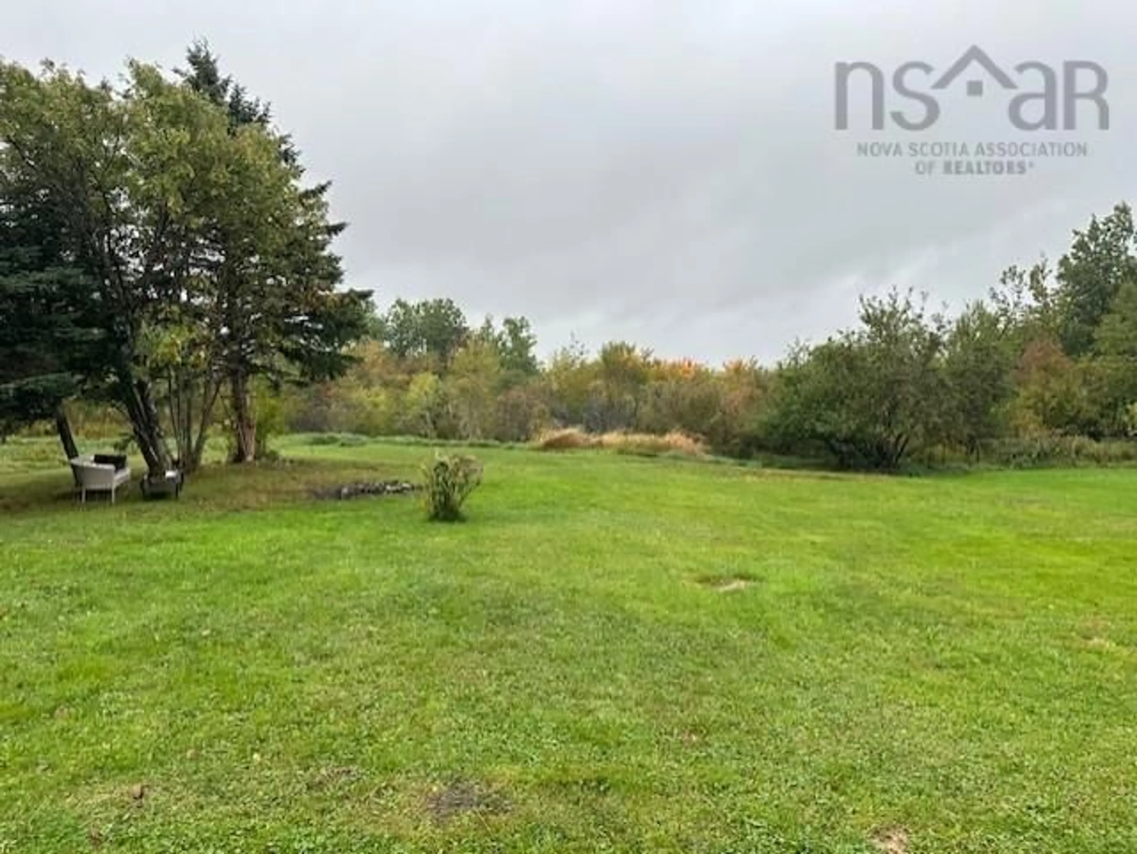 A pic from outside/outdoor area/front of a property/back of a property/a pic from drone, forest/trees view for 2255 Cowan St, Westville Nova Scotia B0K 1H0