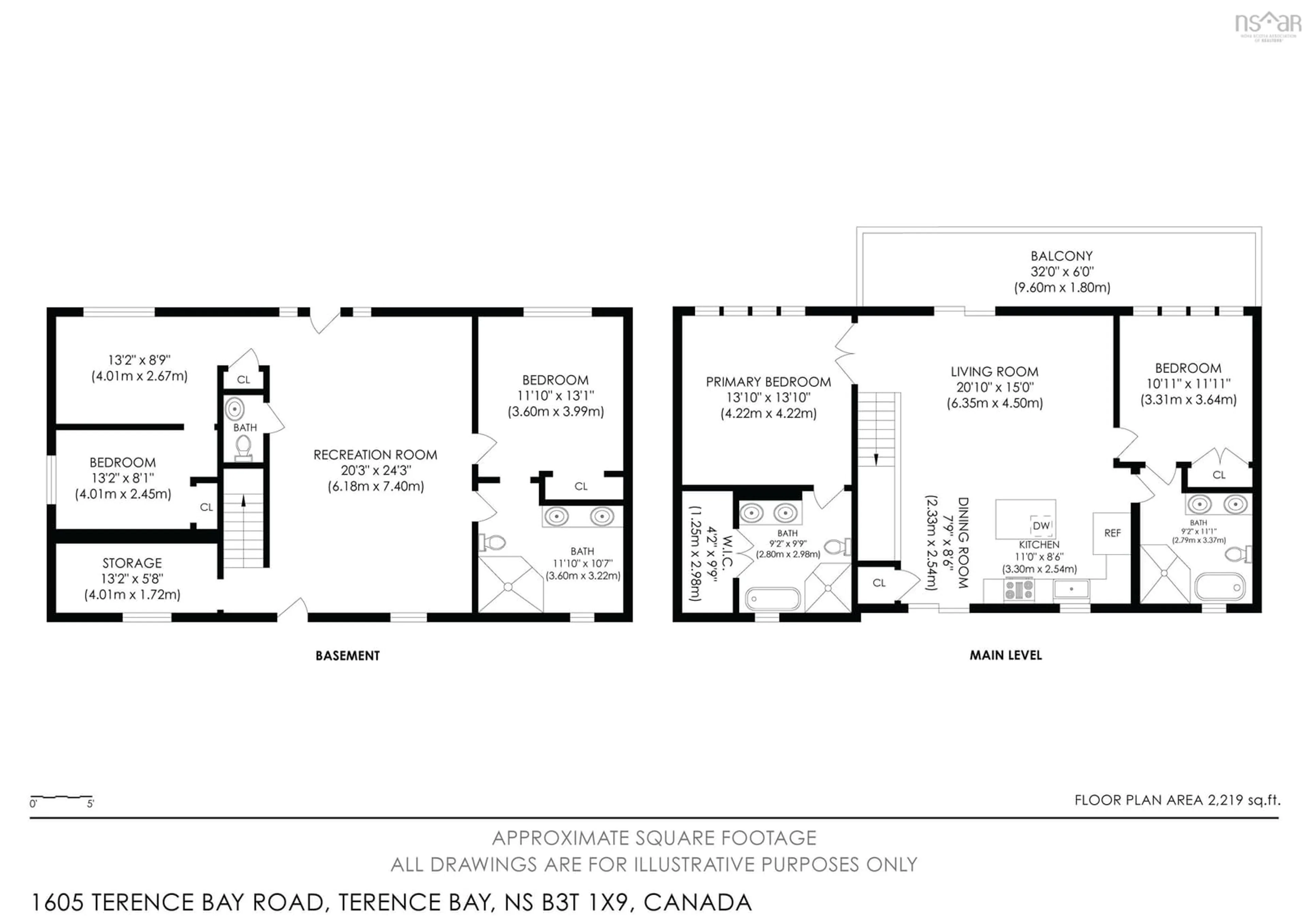 Floor plan for 1605 Terence Bay Rd, Terence Bay Nova Scotia B3T 1X9