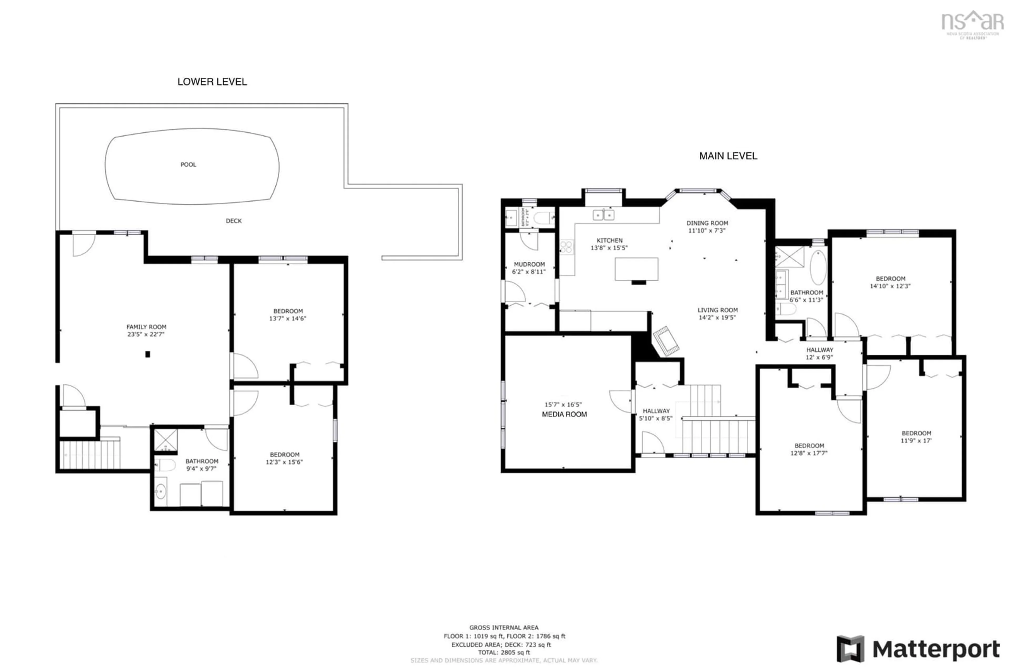 Floor plan for 61 Country Lake Cres, Dayton Nova Scotia B5A 5K3