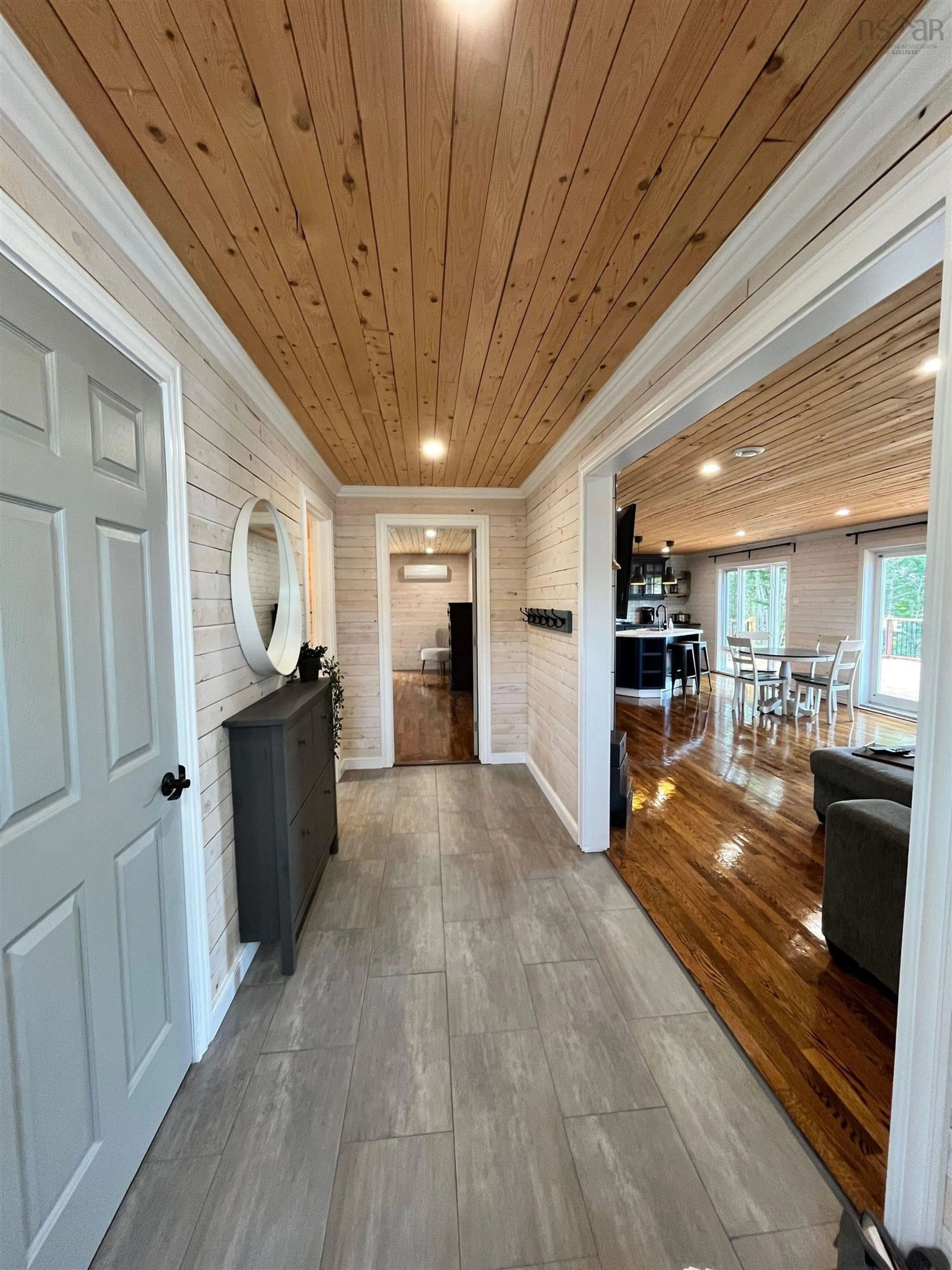 Indoor entryway, wood floors for 417 Trefry Lake Rd, Arcadia Nova Scotia B5A 5J7