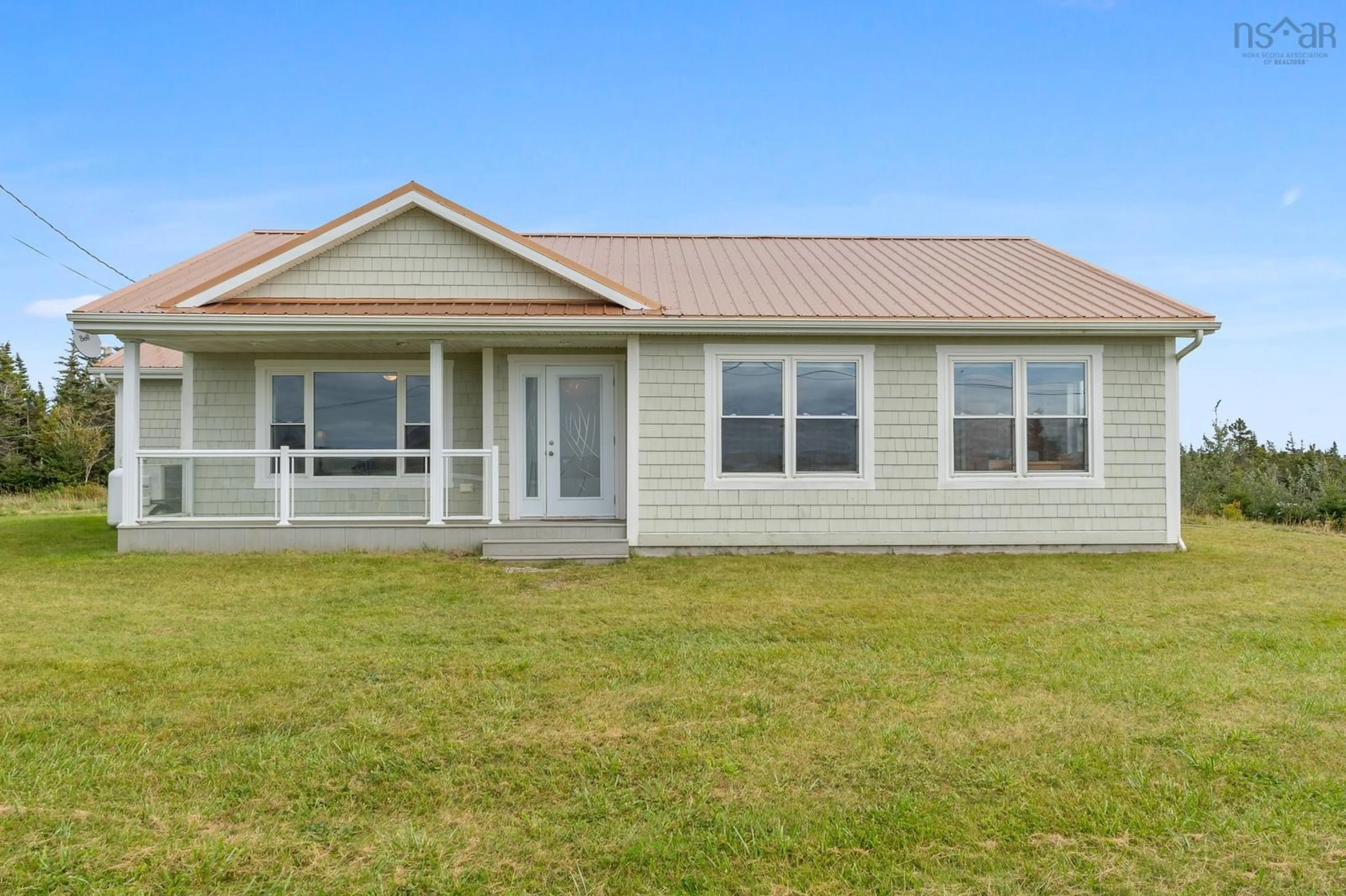 Home with vinyl exterior material for 187 East Side Bickerton Rd, Port Bickerton Nova Scotia B0J 1M0