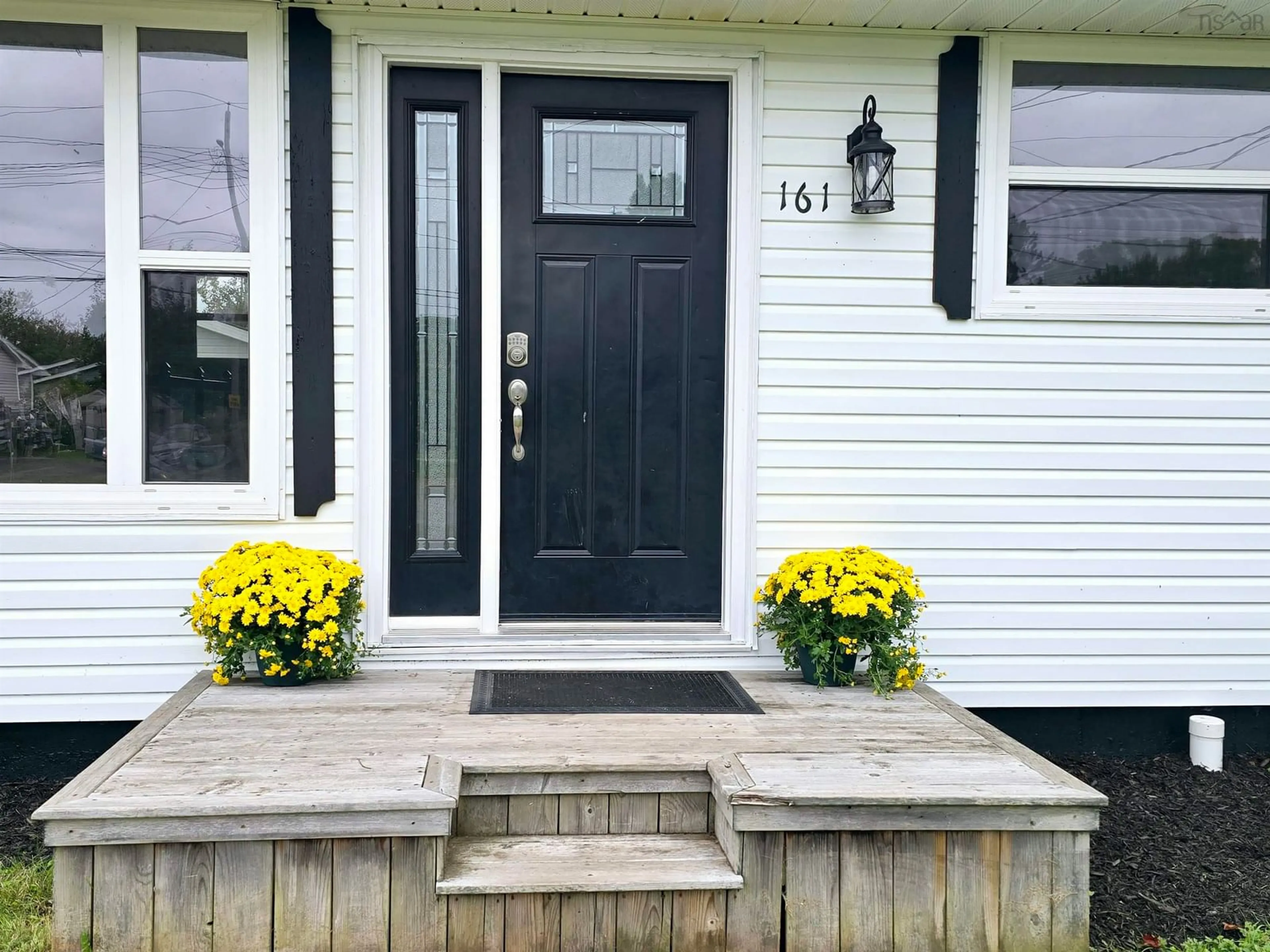 Indoor entryway, wood floors for 161 Cedar St, Pictou Nova Scotia B0K 1H0