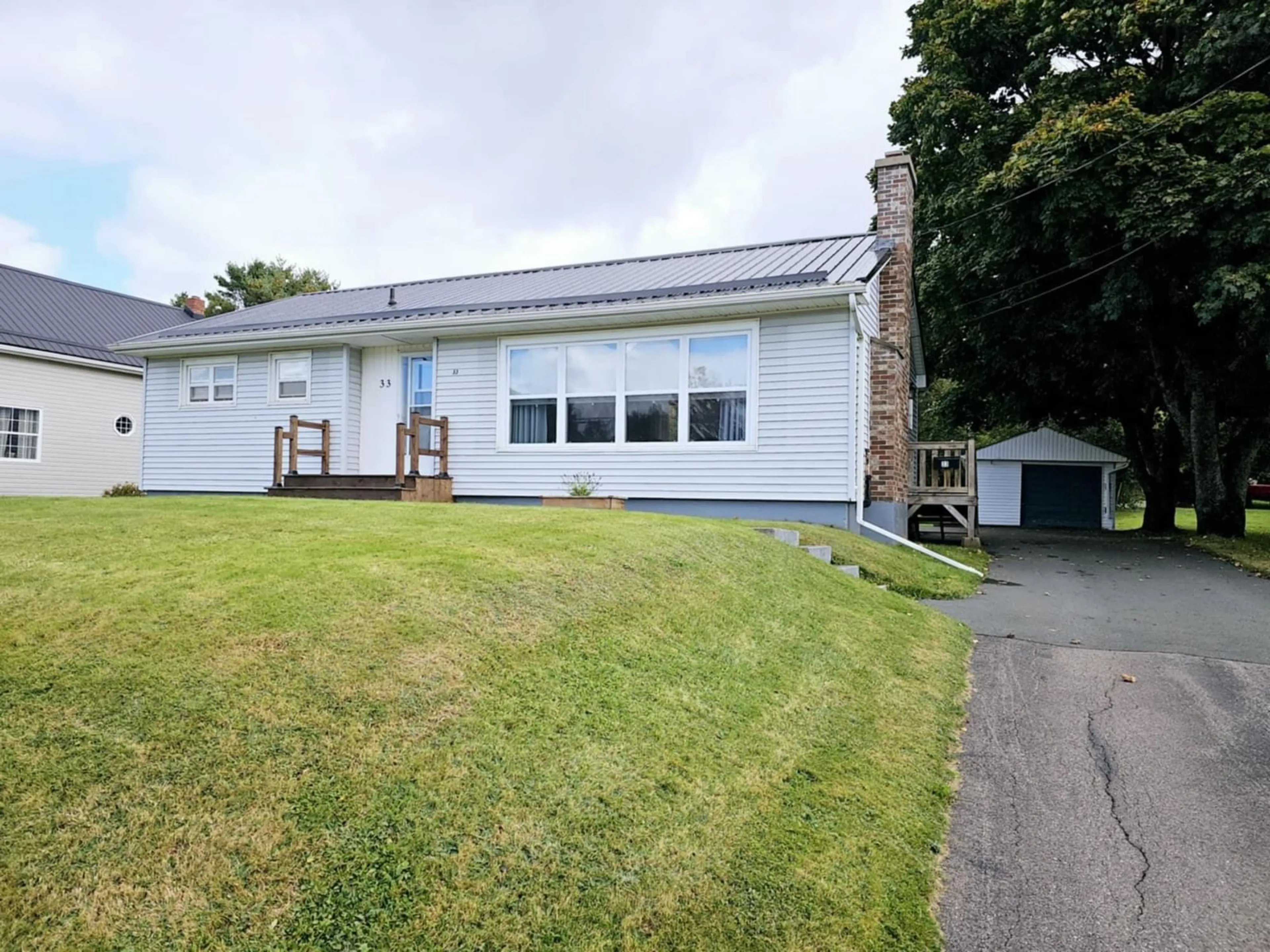 Frontside or backside of a home, the front or back of building for 33 Blanchard Ave, Bible Hill Nova Scotia B2N 4K7