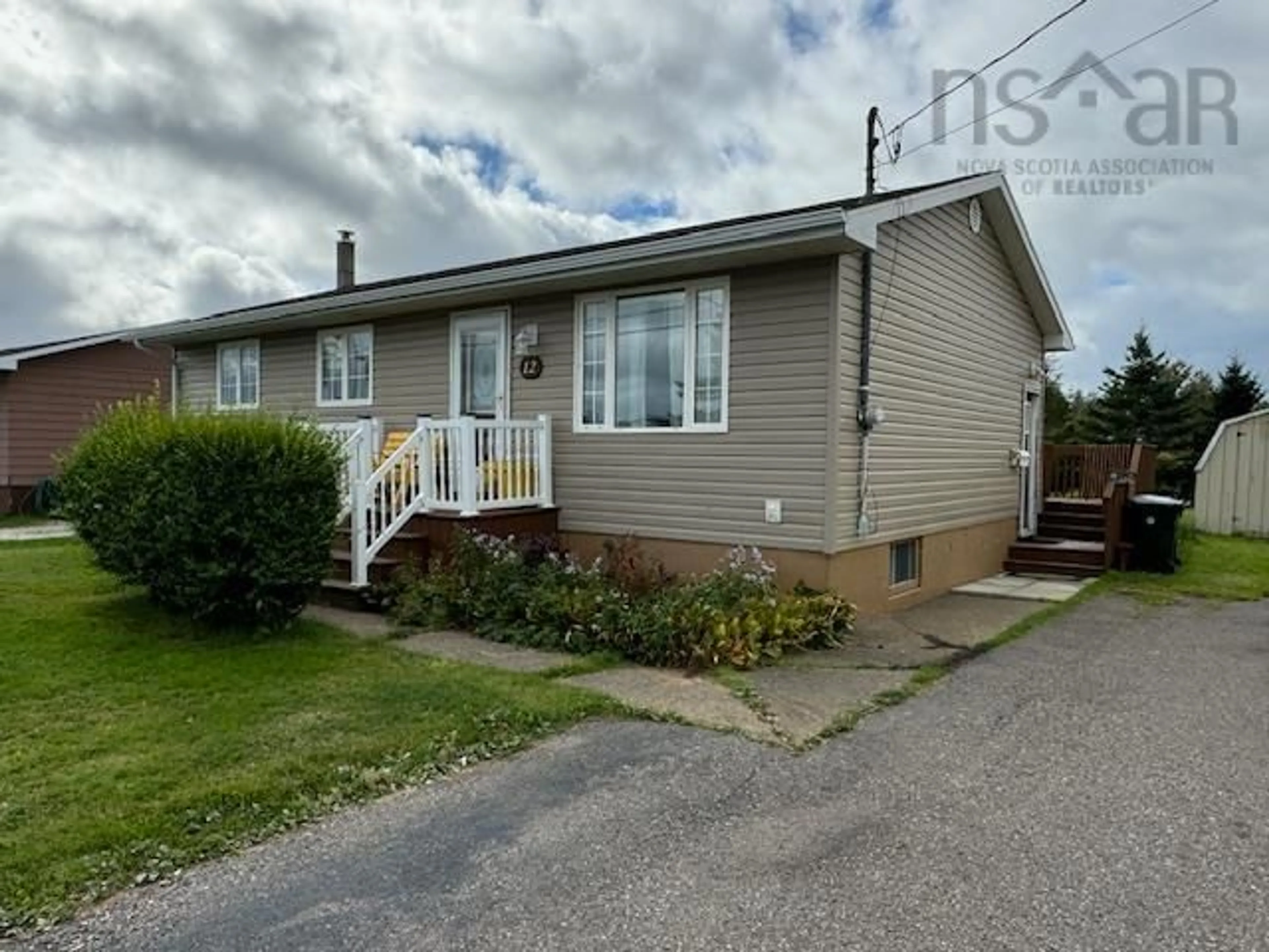 Frontside or backside of a home, cottage for 12 Oram St, Sydney Mines Nova Scotia B1V 2Z2