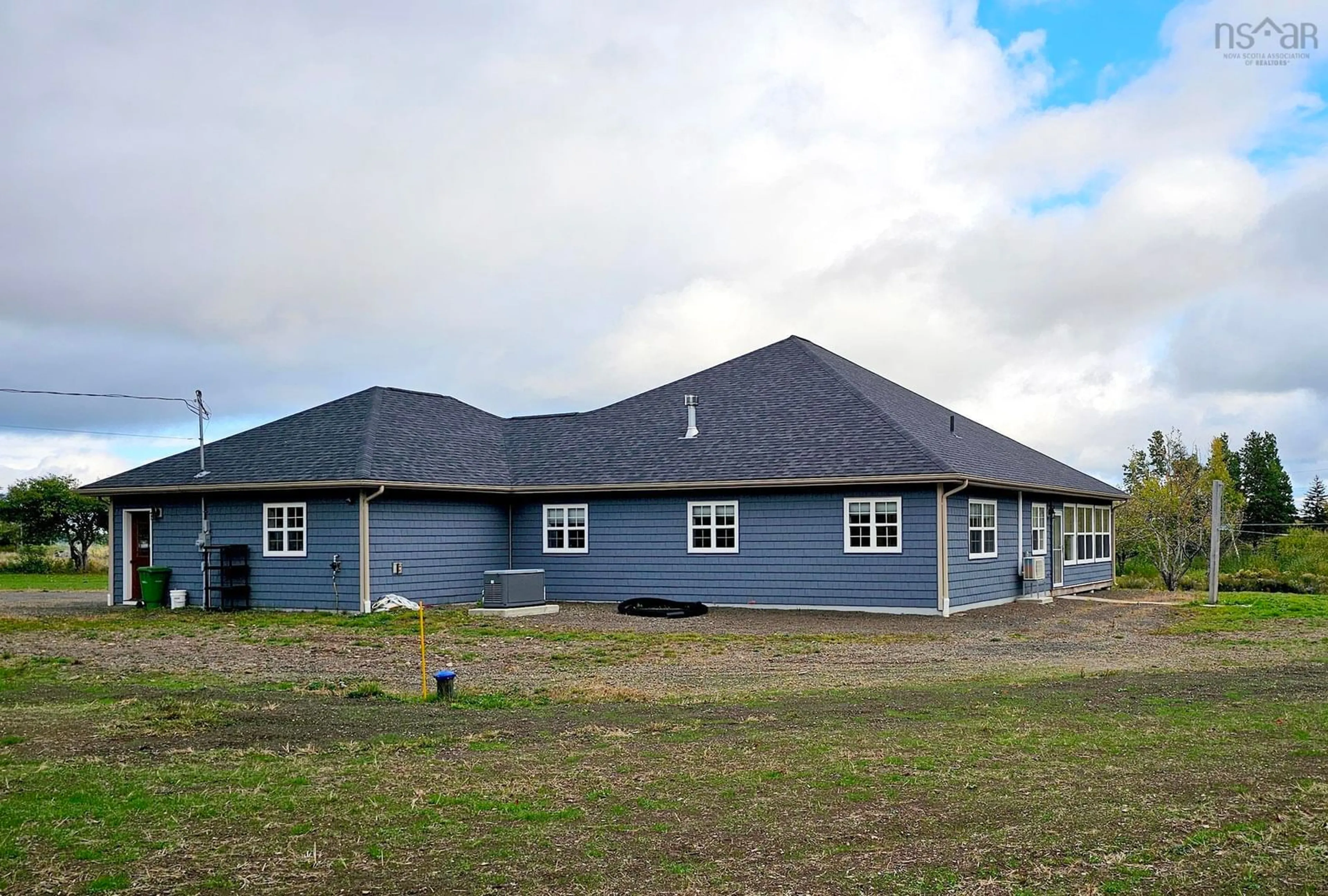 Frontside or backside of a home, the front or back of building for 1572 Lansdowne Rd, Bear River Nova Scotia B0S 1B0