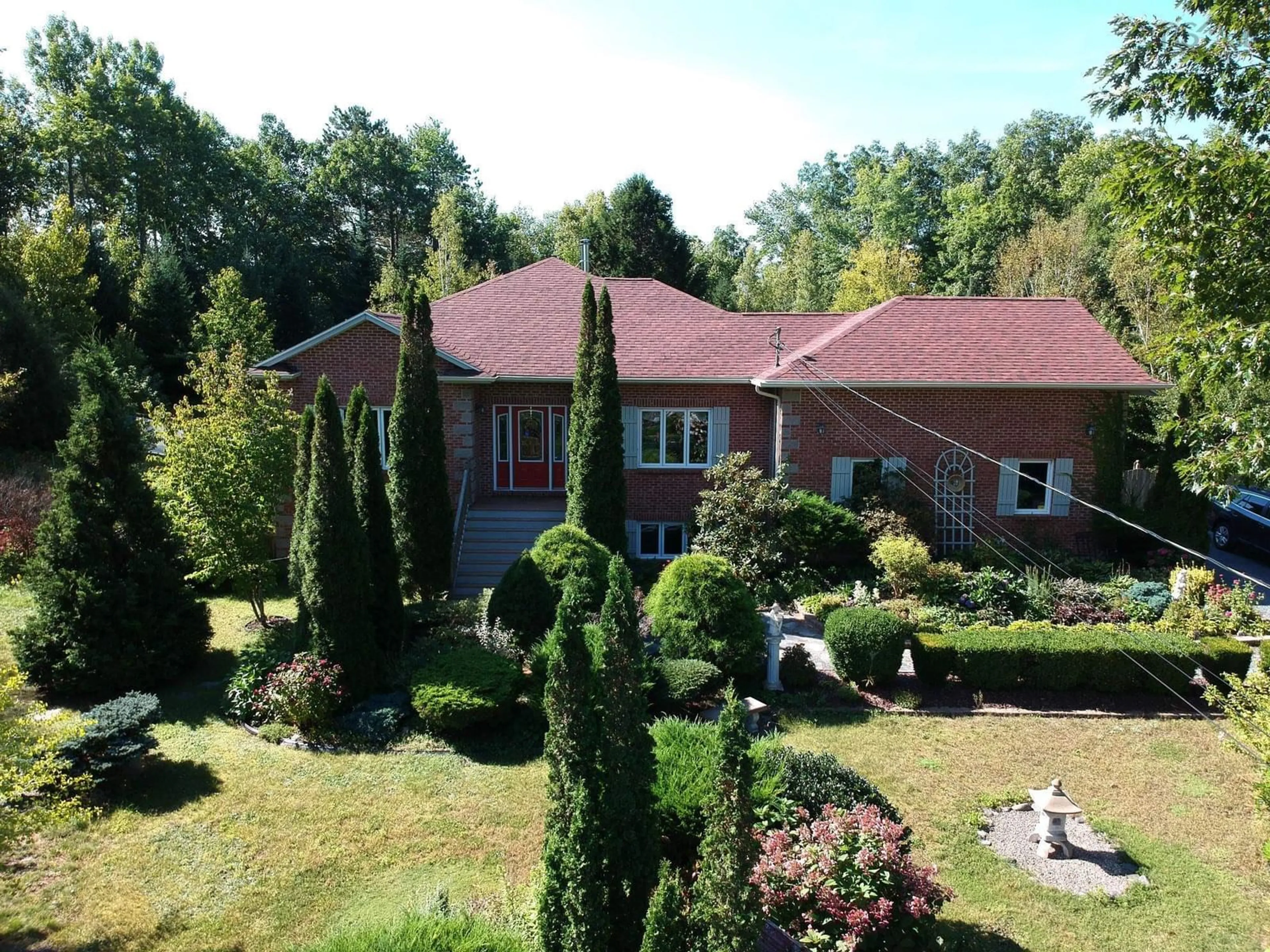 Home with brick exterior material for 93 Ronald Ave, Cambridge Nova Scotia B0P 1G0