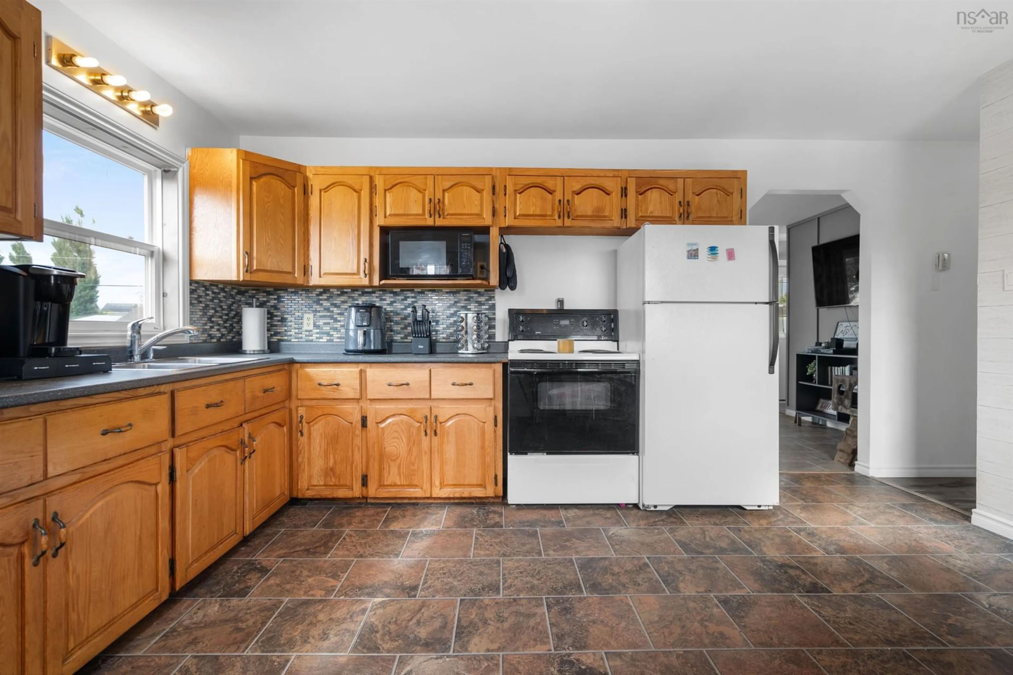 Standard kitchen, ceramic floors, cottage for 1811 Duff St, Westville Nova Scotia B0K 2A0